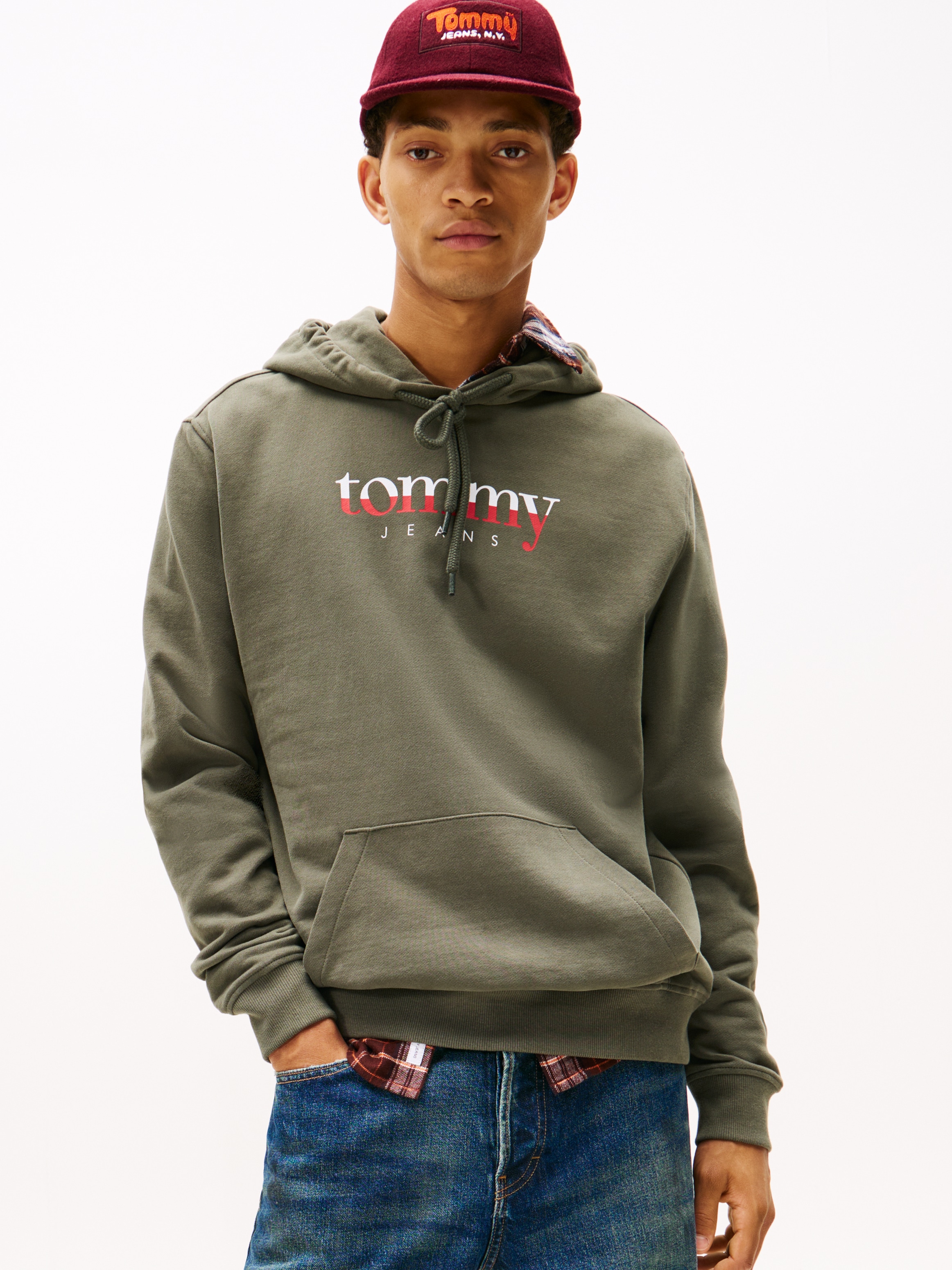 Tommy Jeans Hoodie »TJM DNA«, Sweatshirt, Reuglar Fit, mit Logo
