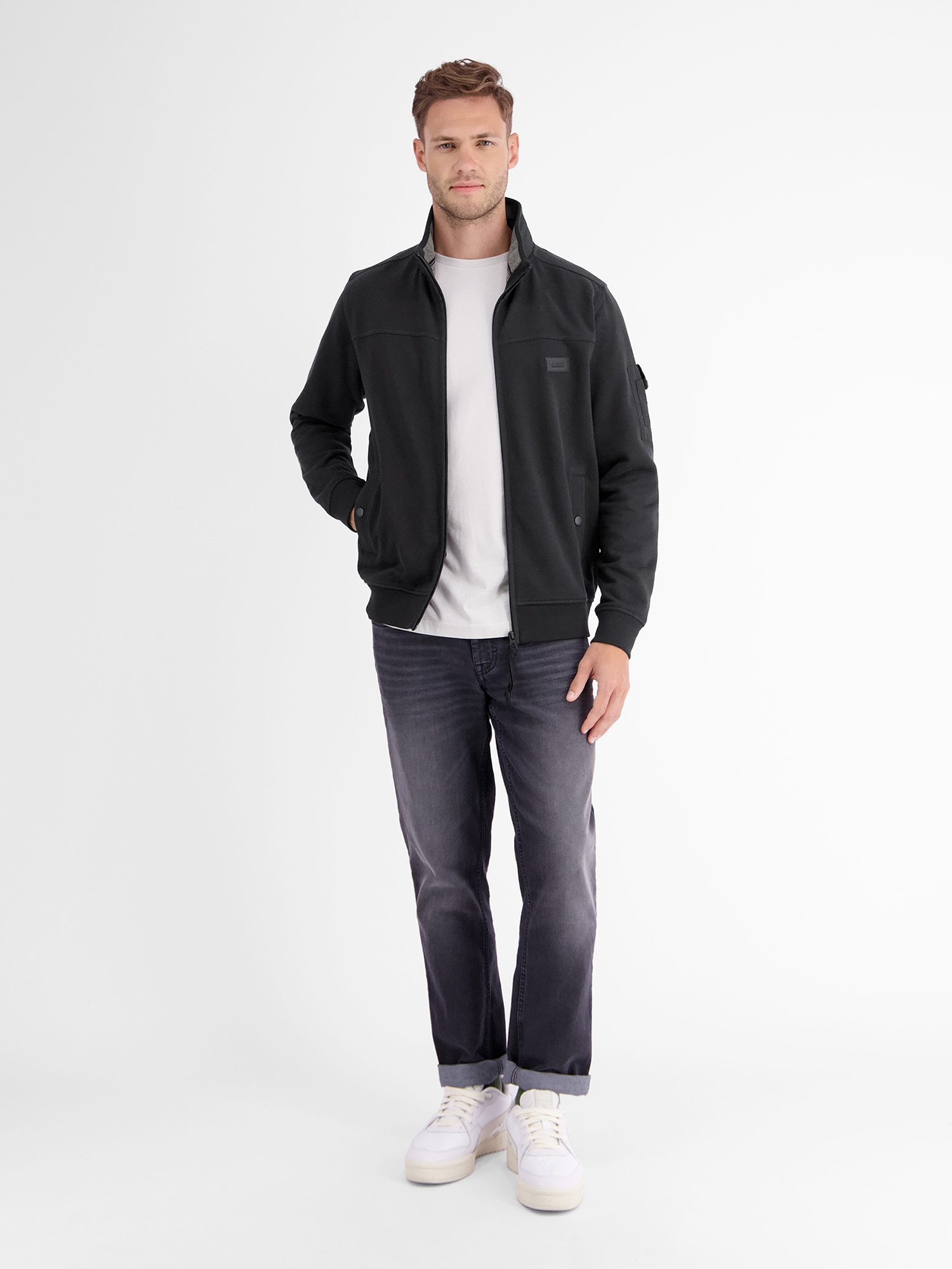 LERROS Sweatjacke »LERROS Sweatjacke in weicher Qualität«