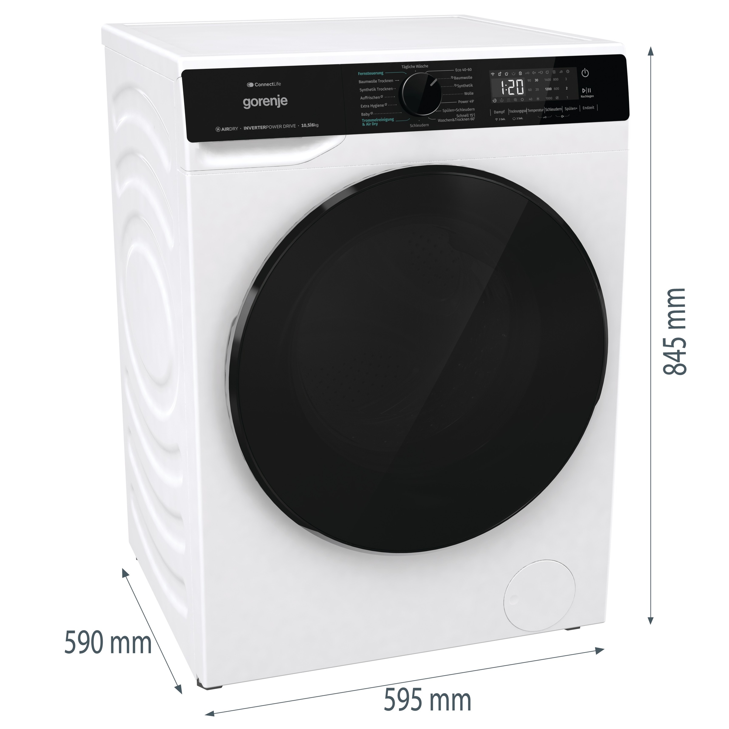 GORENJE Waschtrockner »WD2PA1X64ADW/DE«, Energieklasse A-20%