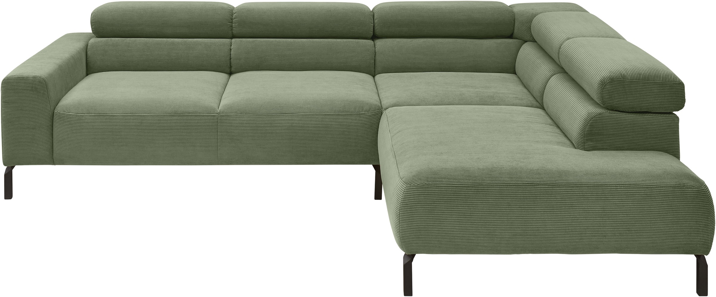 Places of Style Ecksofa »Antonelli, L-Form, inkl. Kopfteilverstellung, Brei günstig online kaufen