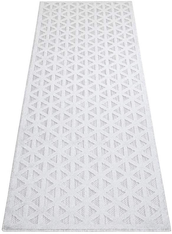 Carpet City Teppich »In-& Outdoorteppich Santorini 446, 3D-Effekt, Geo-Muster«, rechteckig, 5 mm Höhe, Wetterfest & UV-beständig für Terrasse, Balkon, Küche, Flur