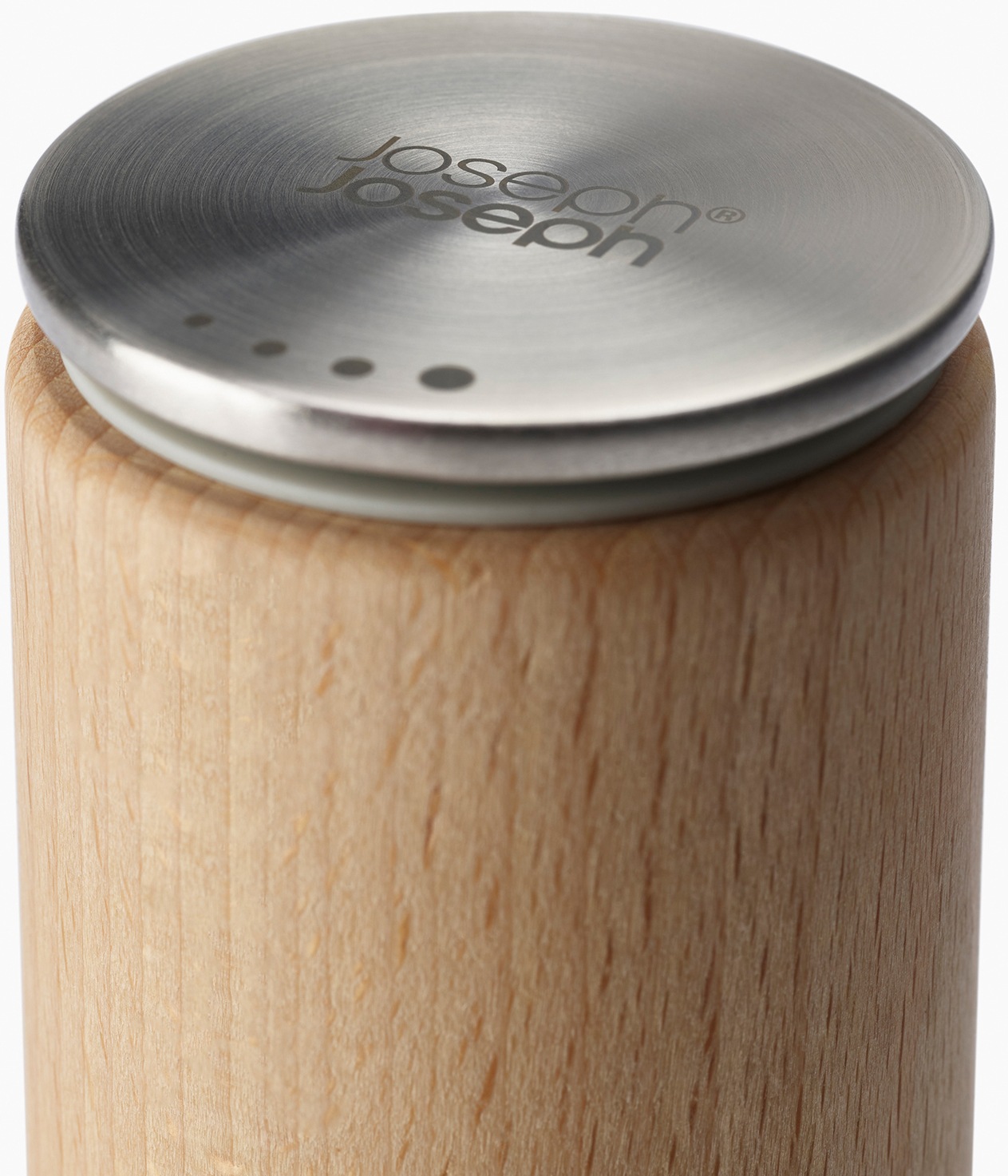 Joseph Joseph Salzmühle »Milltop™ Wood«, (1 St.), Keramikmahlwerk, krümelfr günstig online kaufen