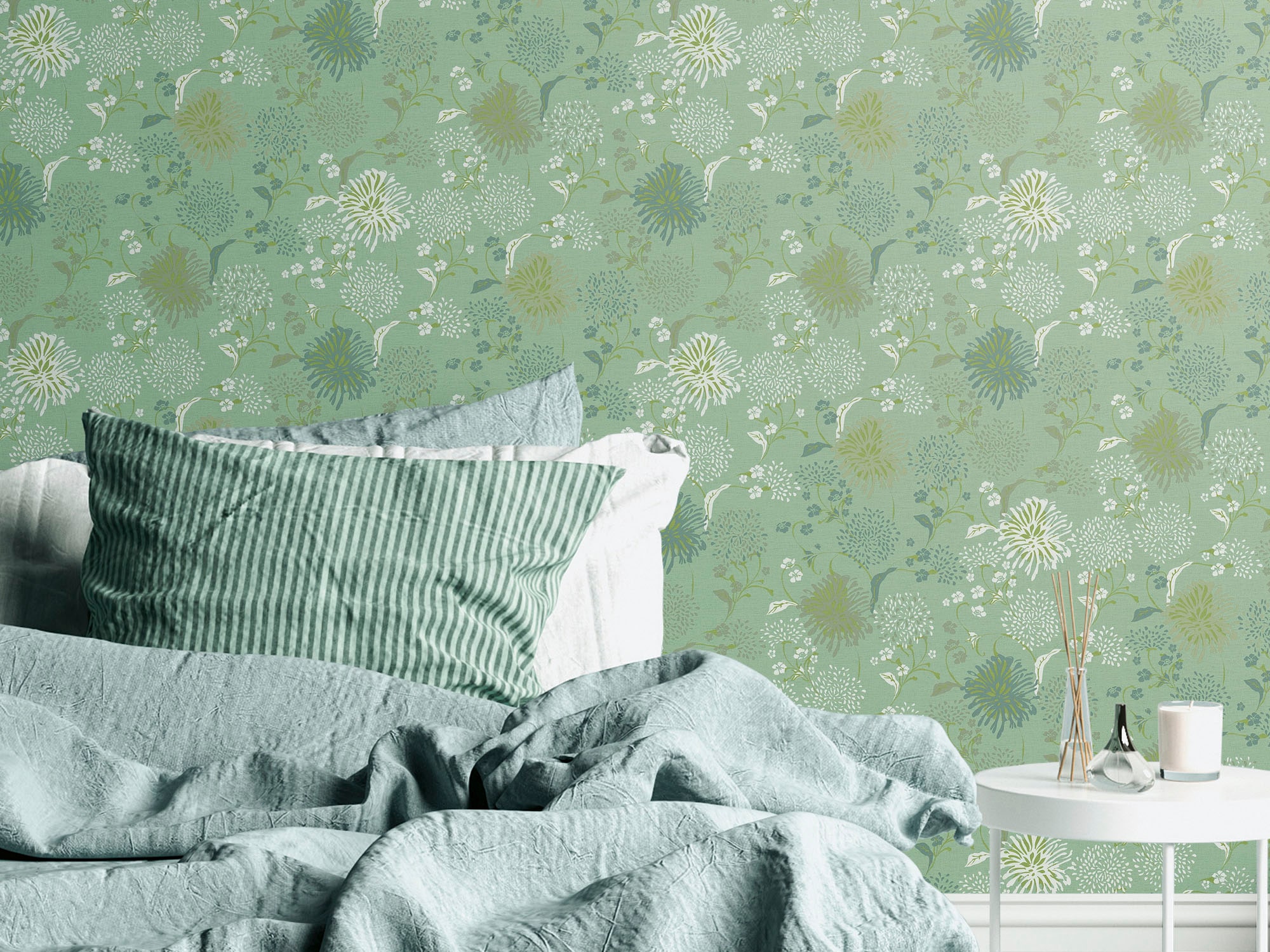 living walls Vliestapete »House of Turnowsky Designer Blumentapete«, matt, extravagant Kunst Floral verspielt