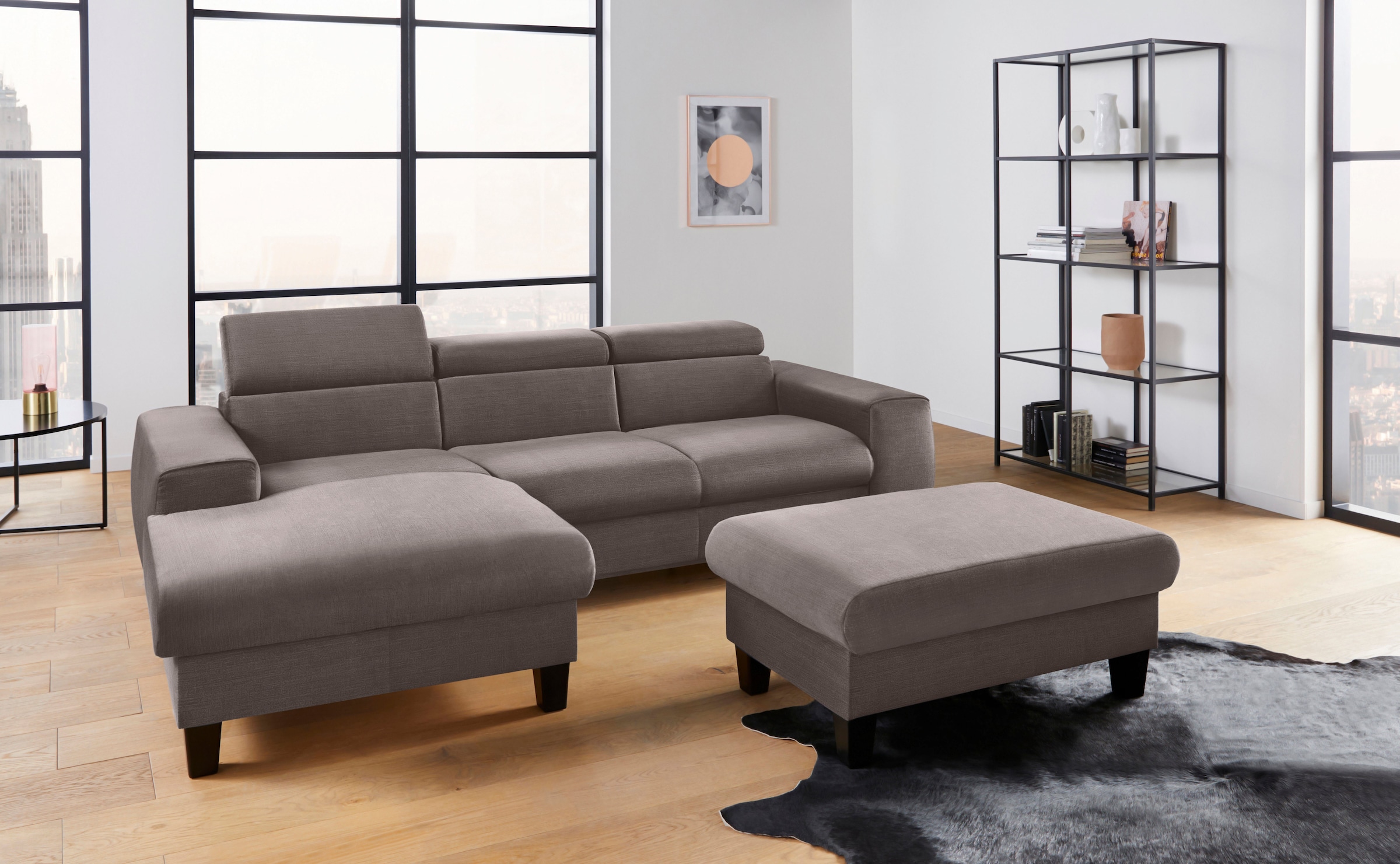 COTTA Polstergarnitur »Morven L-Form«, (Set), Set bestehend aus: Ecksofa mi günstig online kaufen