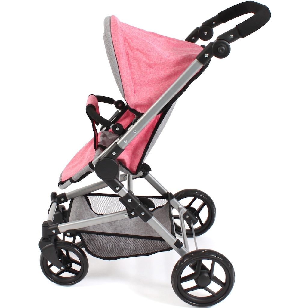 CHIC2000 Kombi-Puppenwagen »Fides 3in1, Melange Pink«