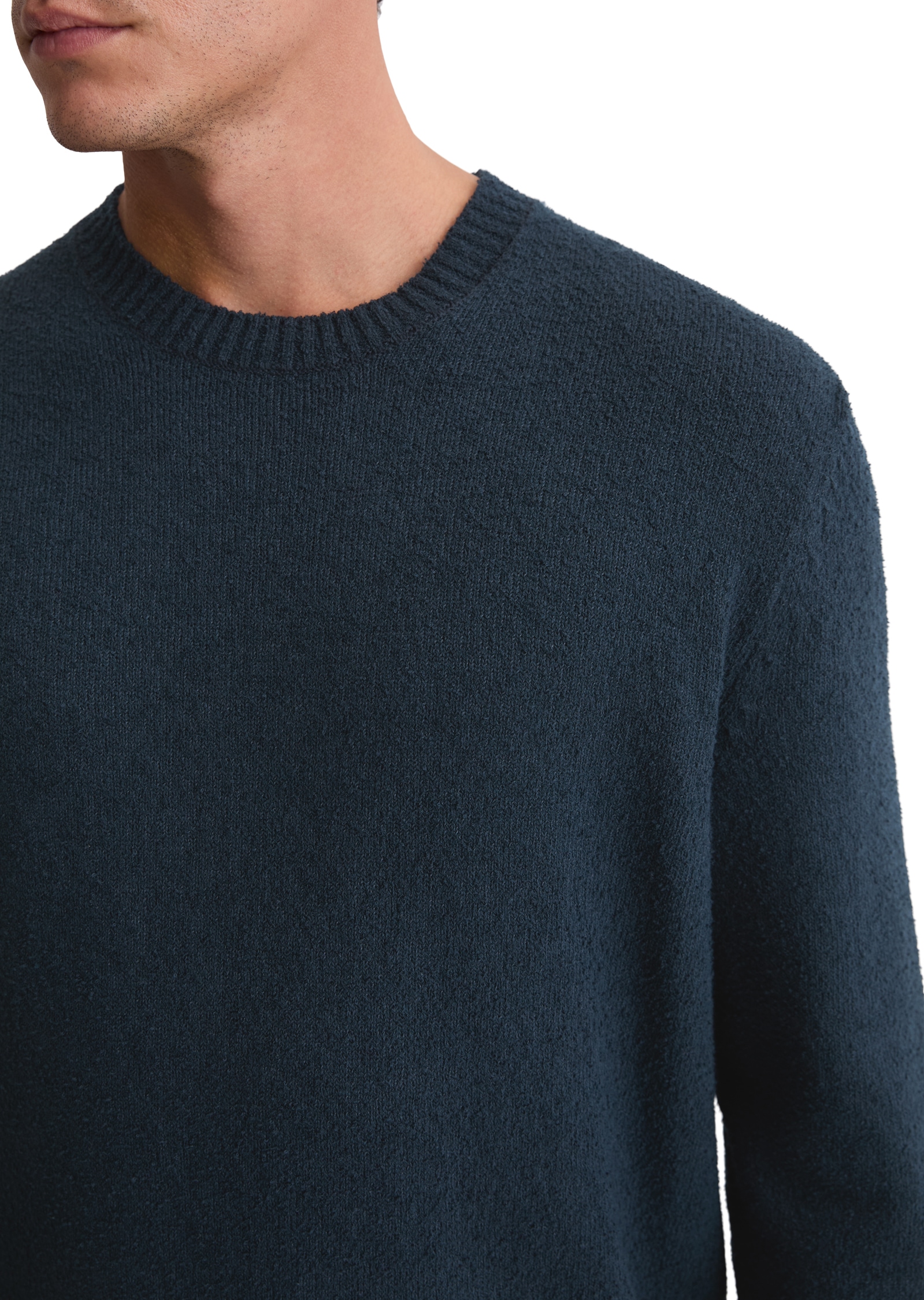 Marc O'Polo Rundhalspullover »regular aus Bio-Baumwoll-Mix-Boucle«