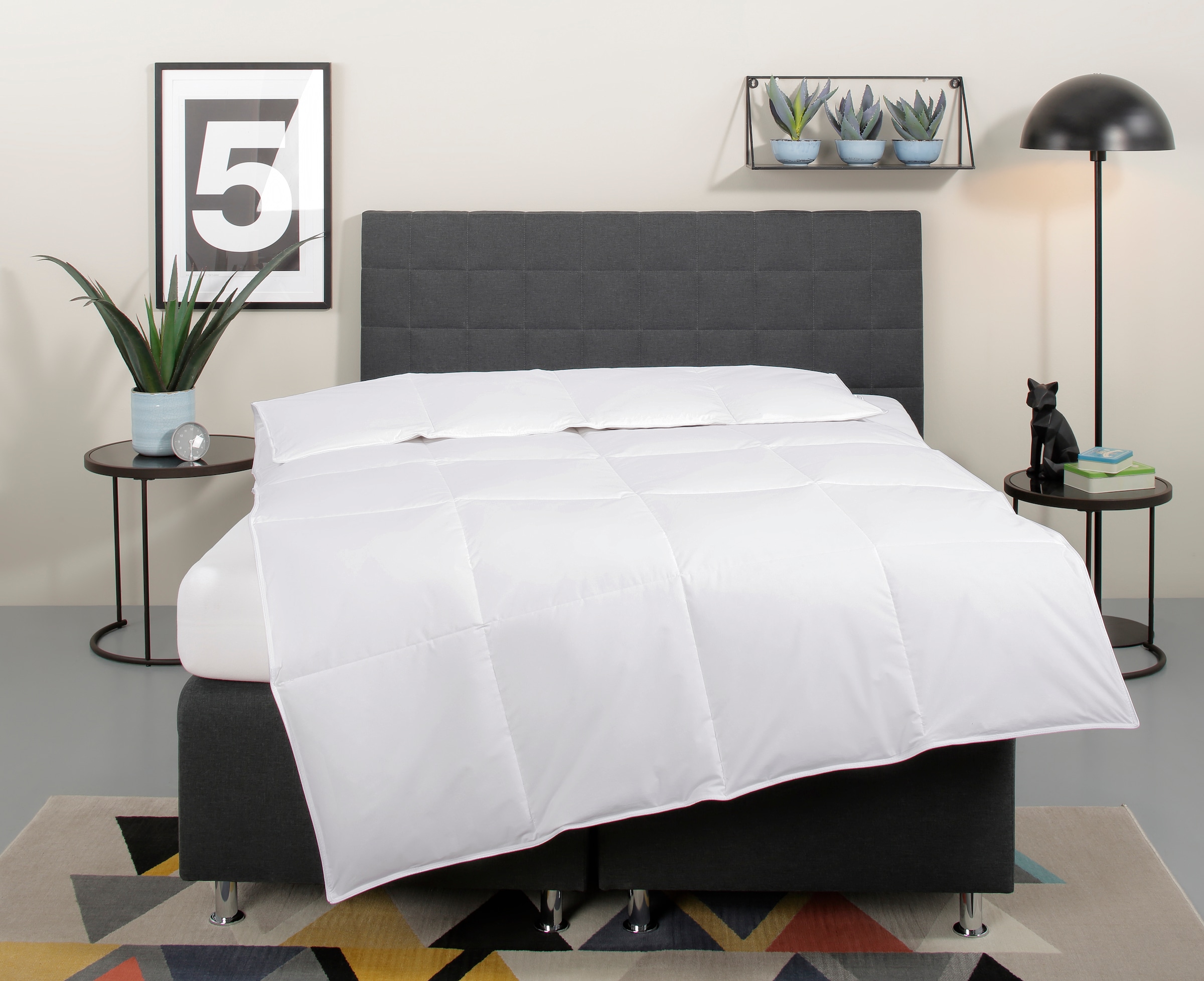 my home Daunenbettdecke »Cyra, Bettdecke 135x200 cm, 155x220 cm«, normal, F günstig online kaufen