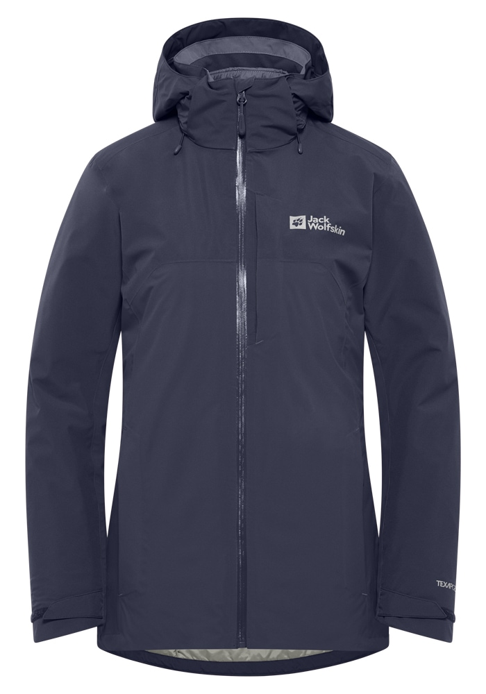 Jack Wolfskin 3-in-1-Funktionsjacke »HUNBERG 3IN1 JKT W«, mit Kapuze
