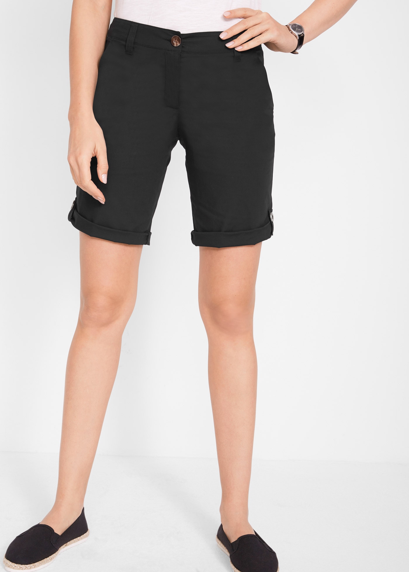 bonprix Bermudas »Stretch Bermuda«  gerade geschnitten und längenregulierbar