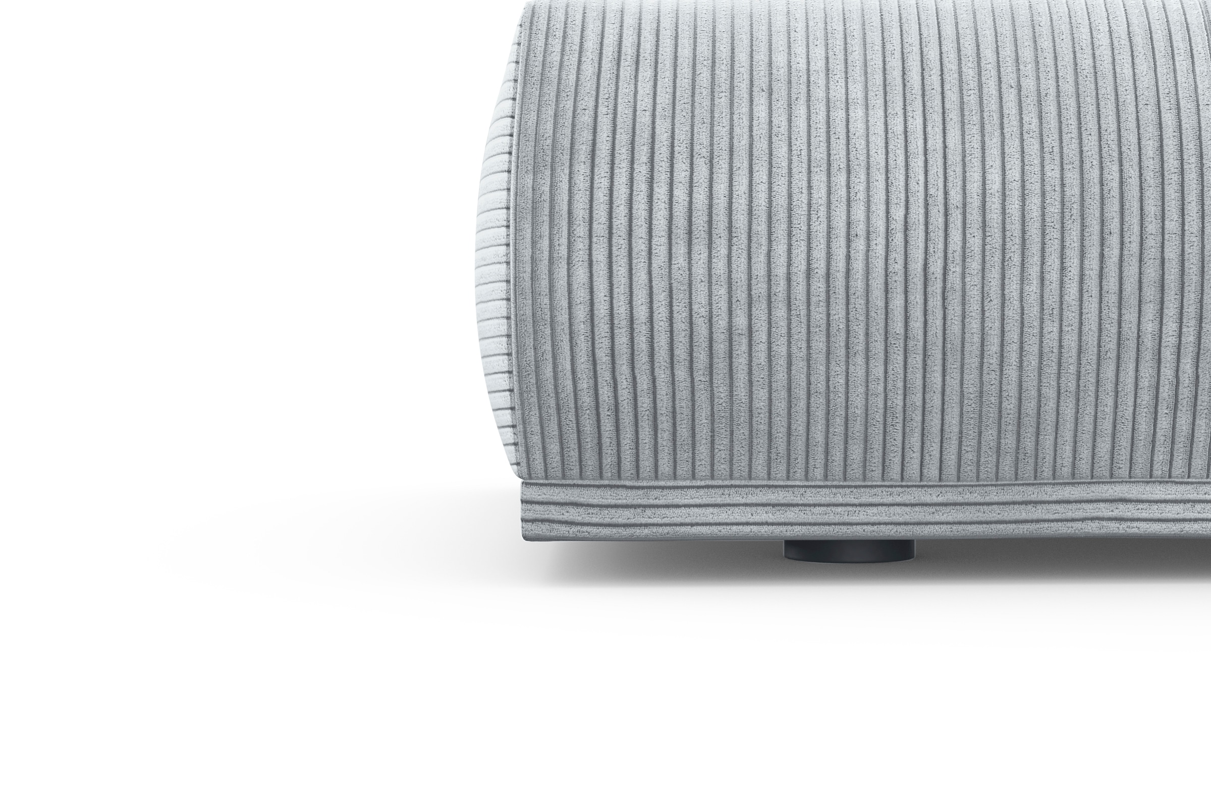 TRENDMANUFAKTUR Ecksofa Braga, aus 2 Teilen, moderner Cord-Stoff