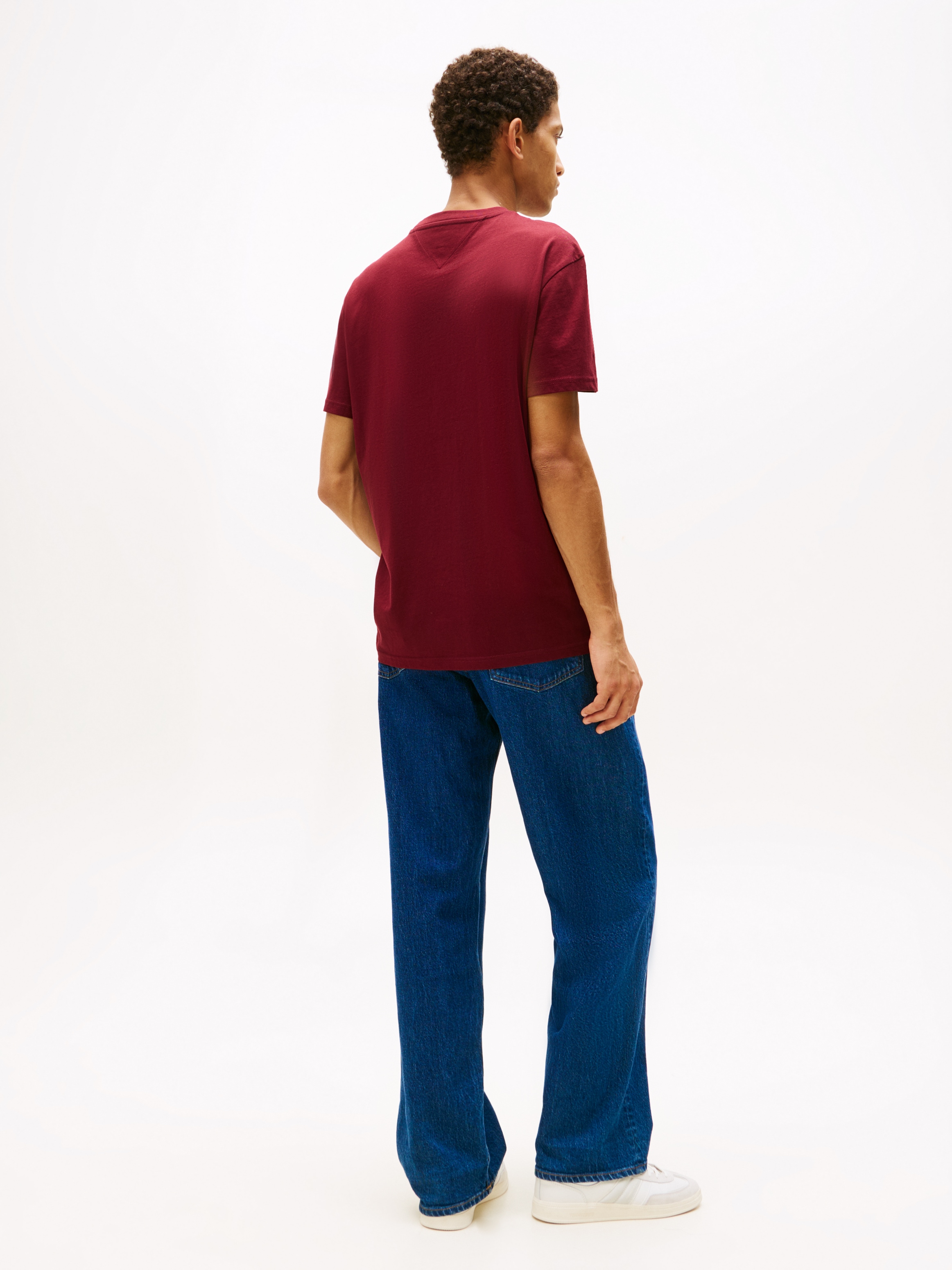 Tommy Jeans T-Shirt »TJM REG LINEAR LOGO TEE EXT« Rundhals, Regular Fit