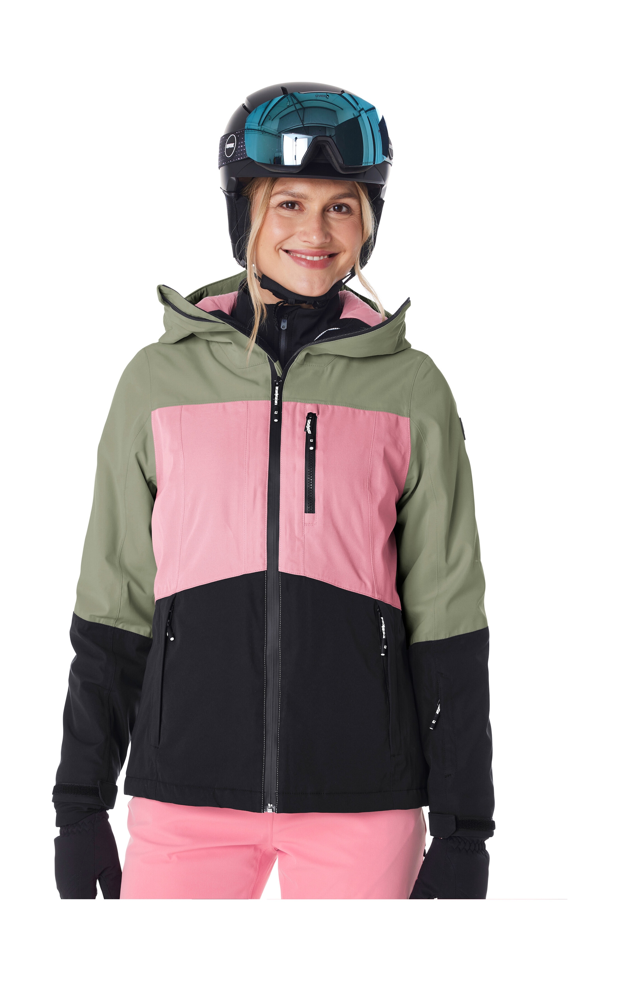Killtec Skijacke »KSW 277 WMN SKI JCKT« Wasserdichte Damenjacke mit Schneefang, verstellbar und atmungsaktiv