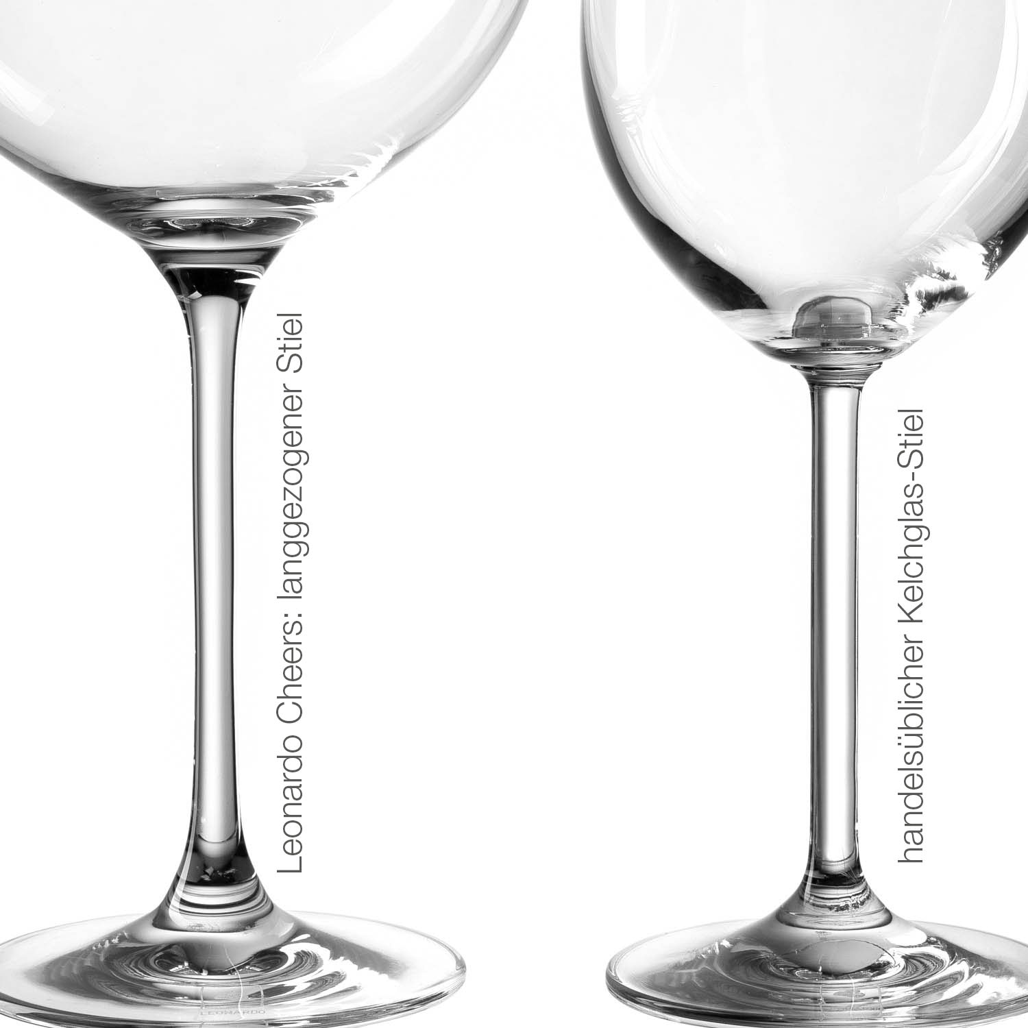 LEONARDO Weinglas »CHEERS«, (Set, 6 tlg.), Rotweinglas für Burgunder, 750 ml, 6-teilig