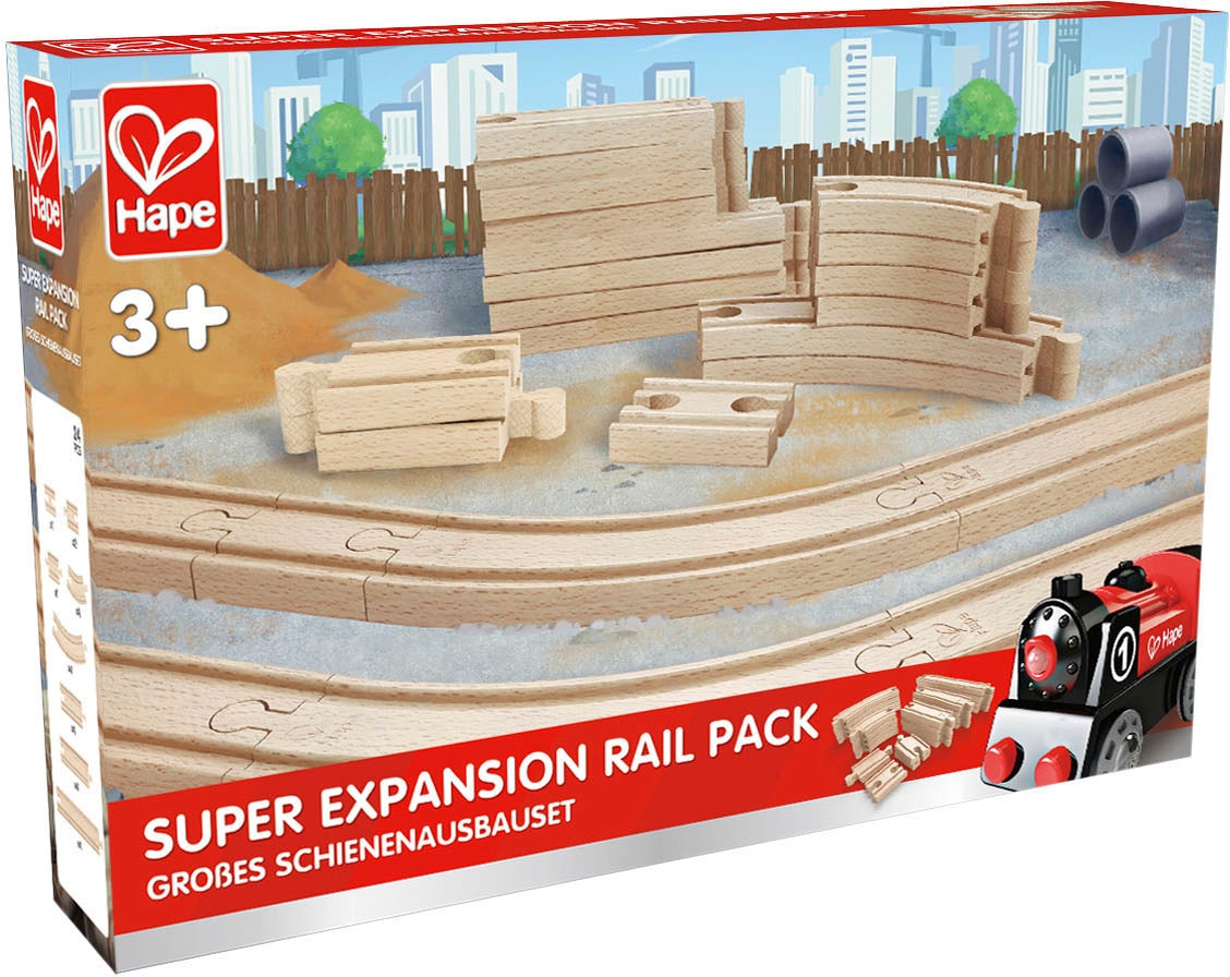Hape Gleise-Set »Schienenausbauset«, passend für alle Hape Holzeisenbahnen