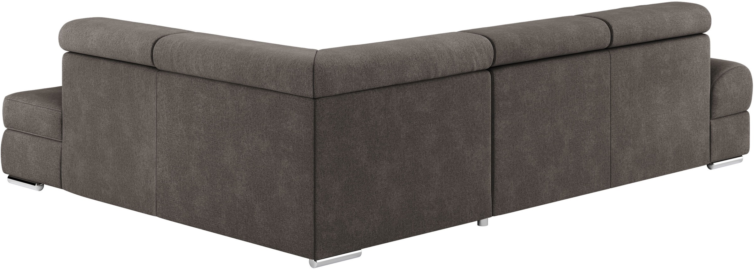 sit&more Ecksofa »Broadway L-Form«, mit verstellbaren Kopfteilen, wahlweise mit Bettfunktion