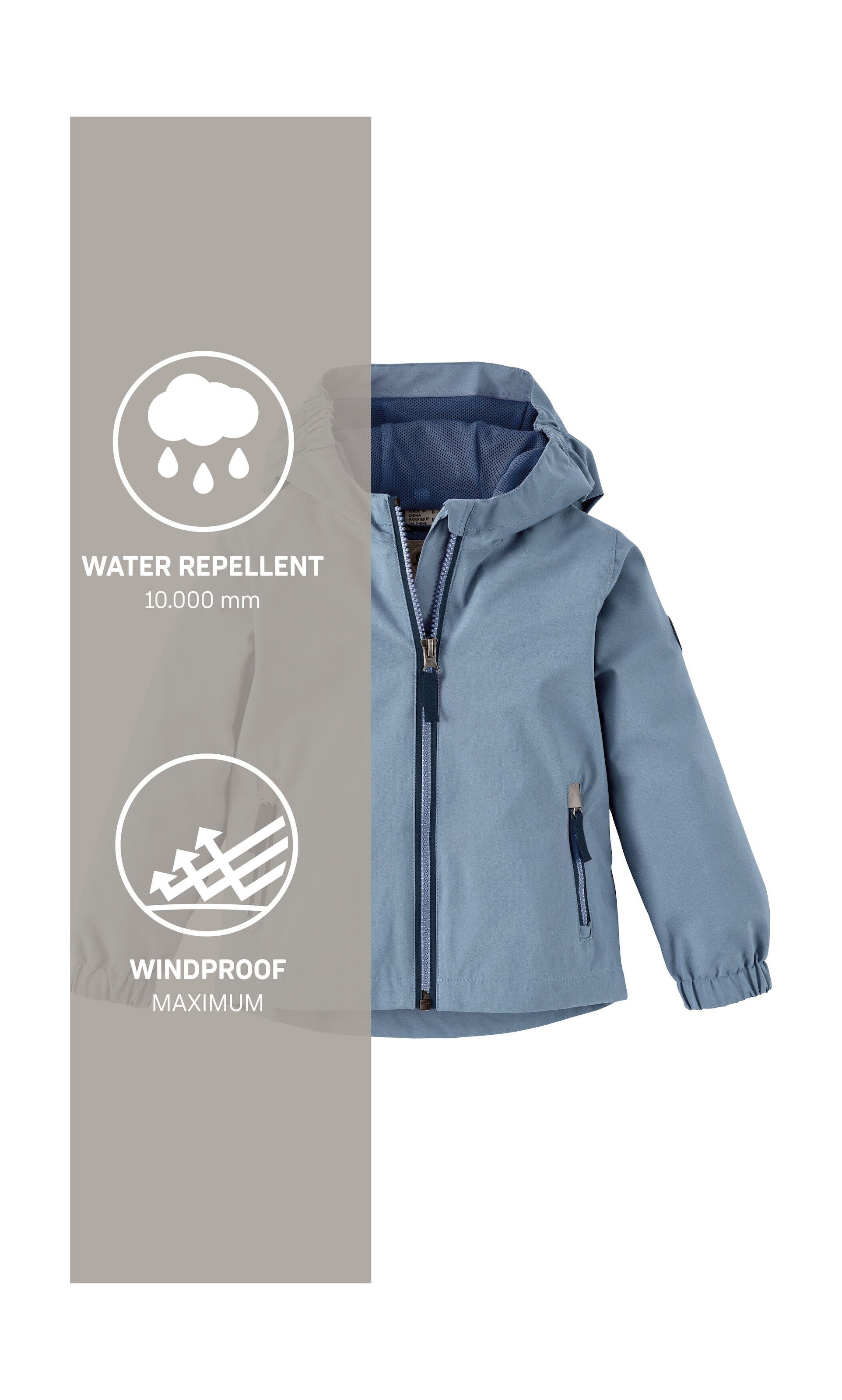 first instinct by killtec Funktionsjacke »FIOS 10 MNS JCKT« Wasser- und winddicht, Ärmel mit Grow-Up Funktion, Kinnschutz