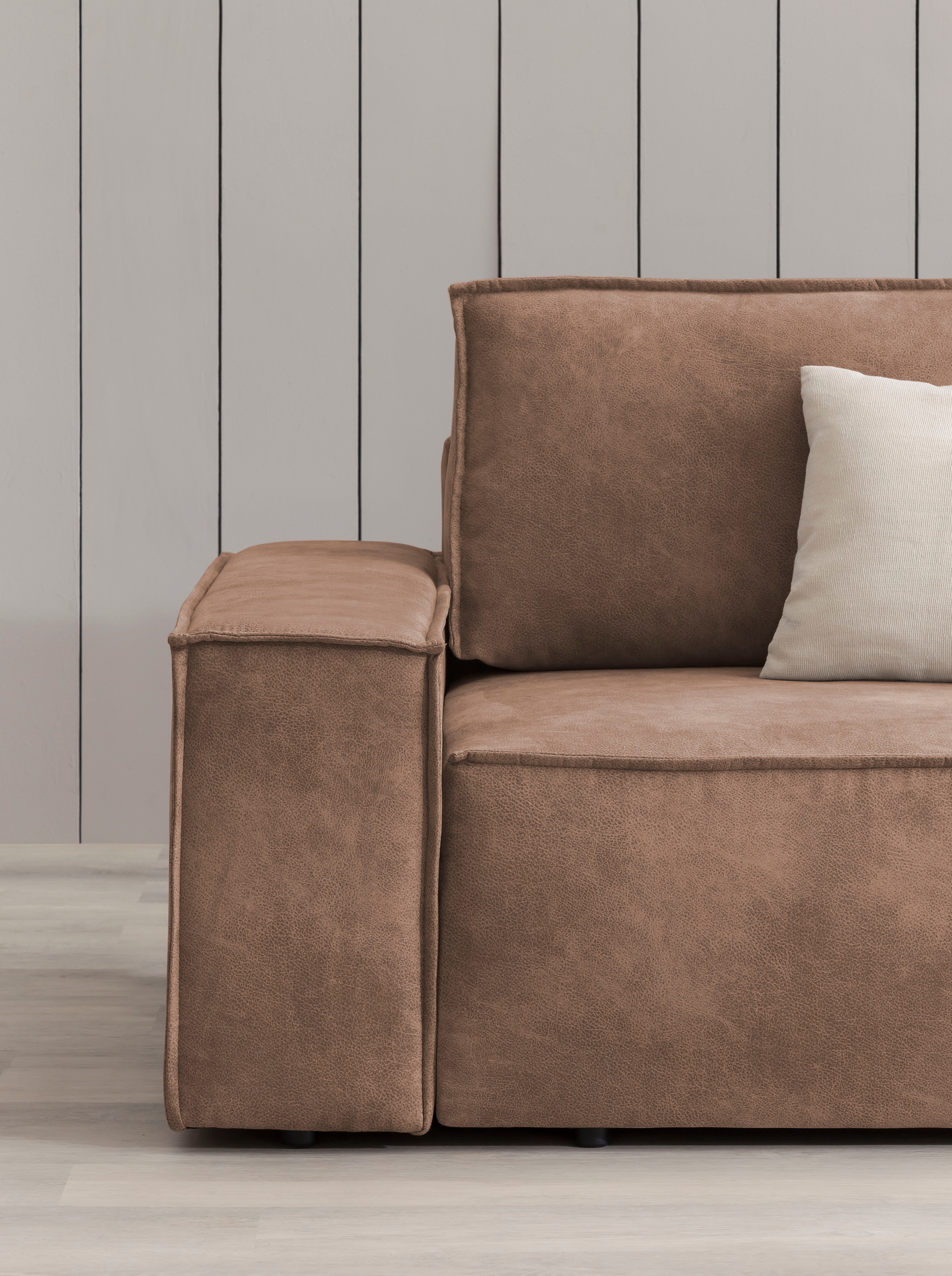 Home affaire Sessel »SHERWOOD«, Loveseat und Hocker im Set, passend zur Polster-Serie SHERWOOD