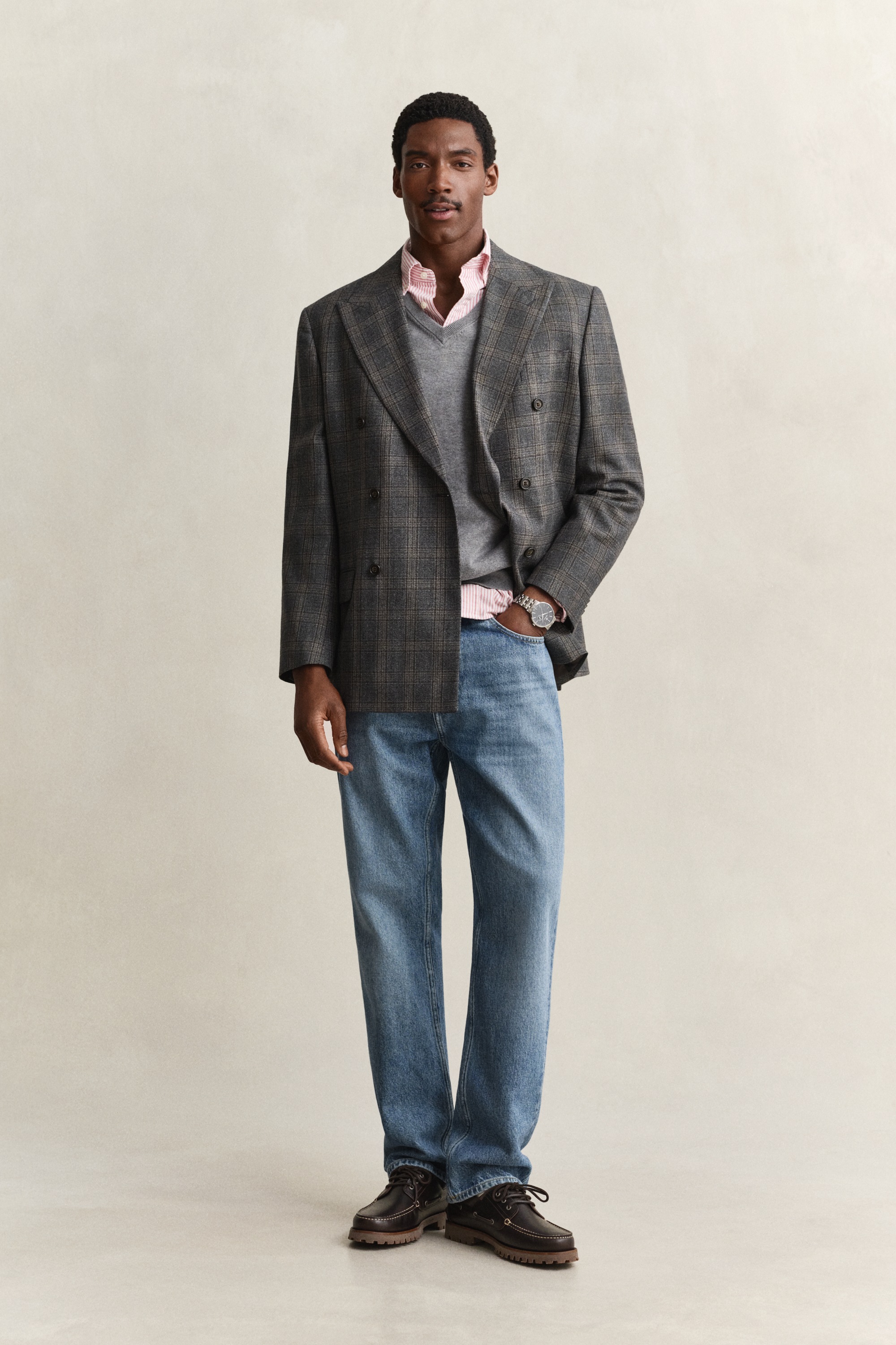 Gant V-Ausschnitt-Pullover »CLASSIC COTTON V-NECK« Regular fit mit V-Ausschnitt