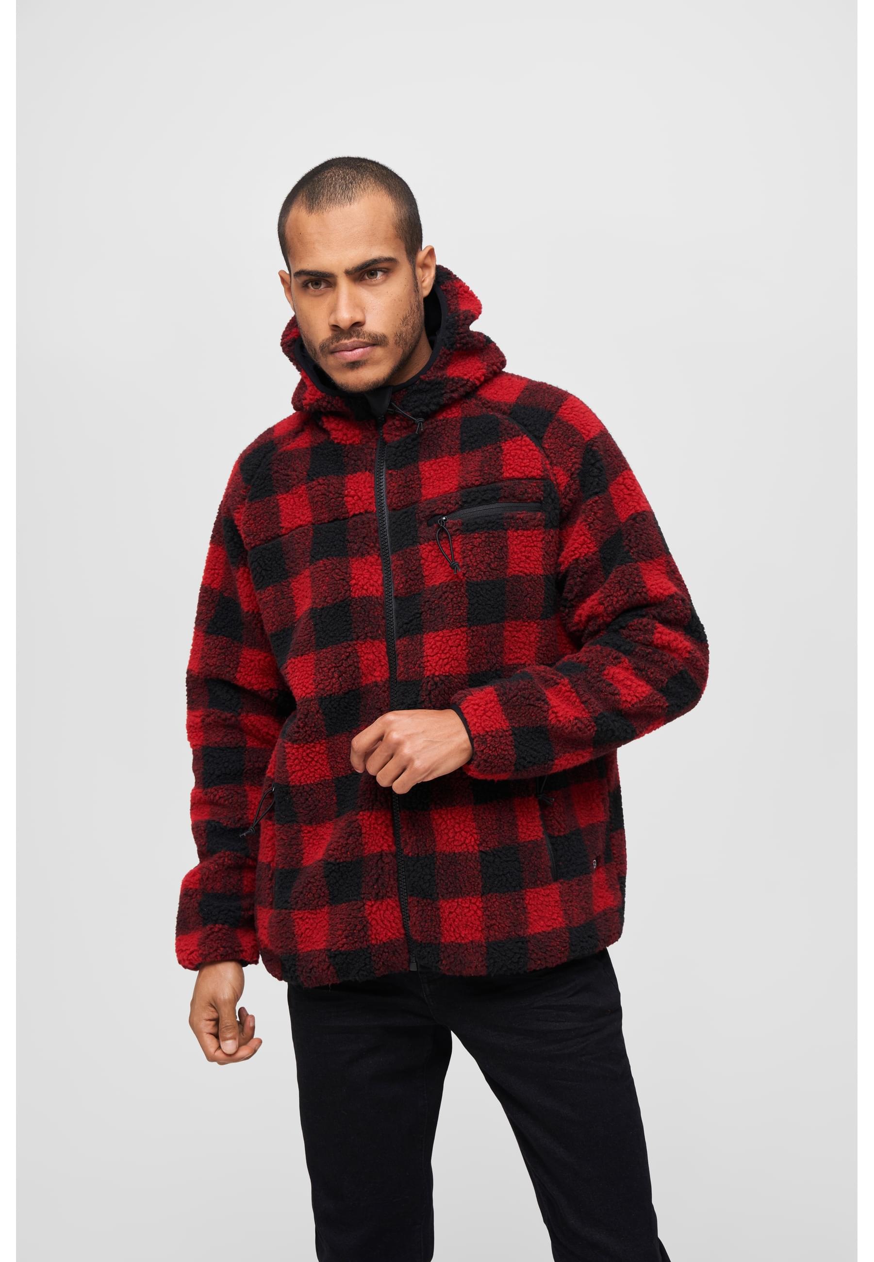 Brandit Anorak »Brandit Herren Teddyfleece Worker Jacket« 1 Stk. tlg. mitKapuze