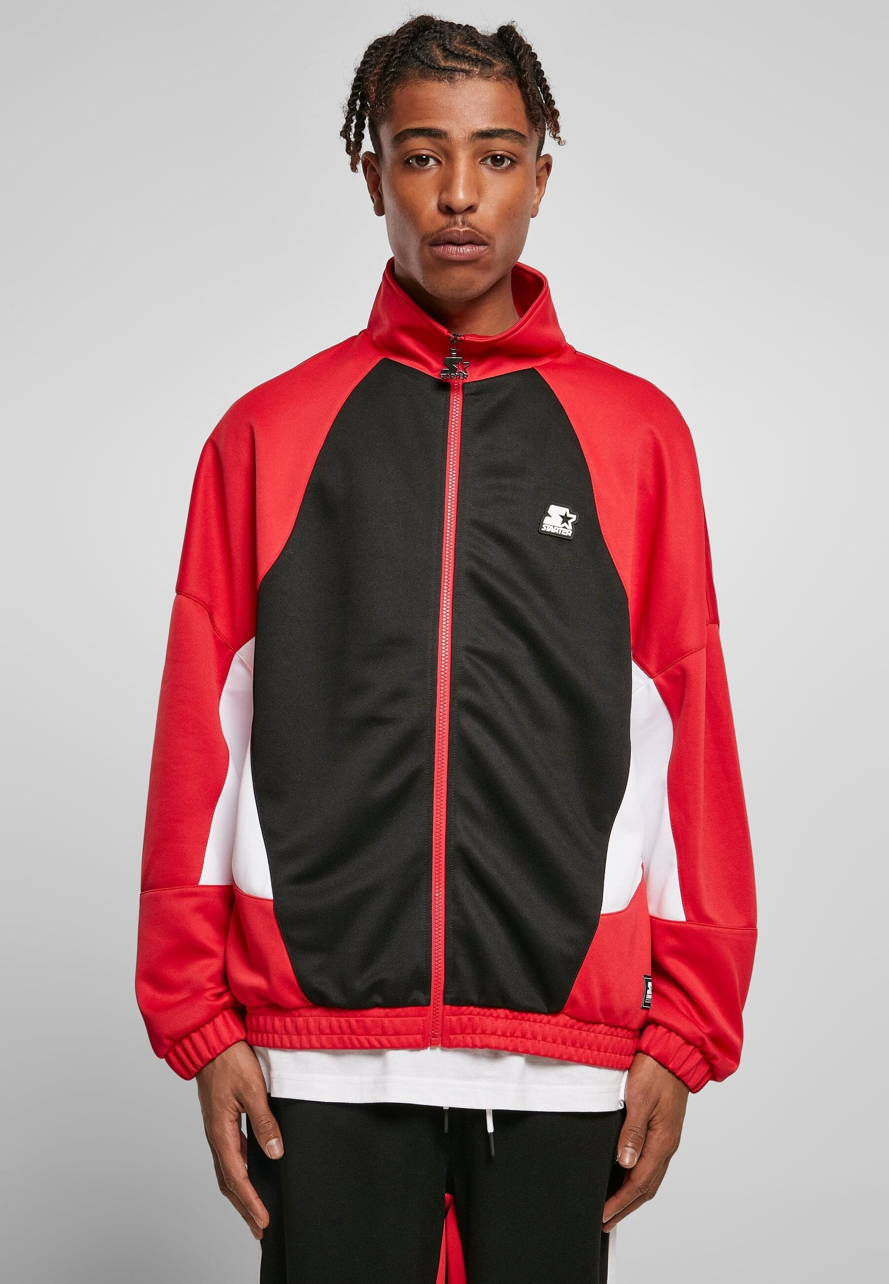 Starter Black Label Trainingsjacke »Starter Black Label Herren Starter Laser Track Jacket« 1 Stk. tlg. ohne Kapuze