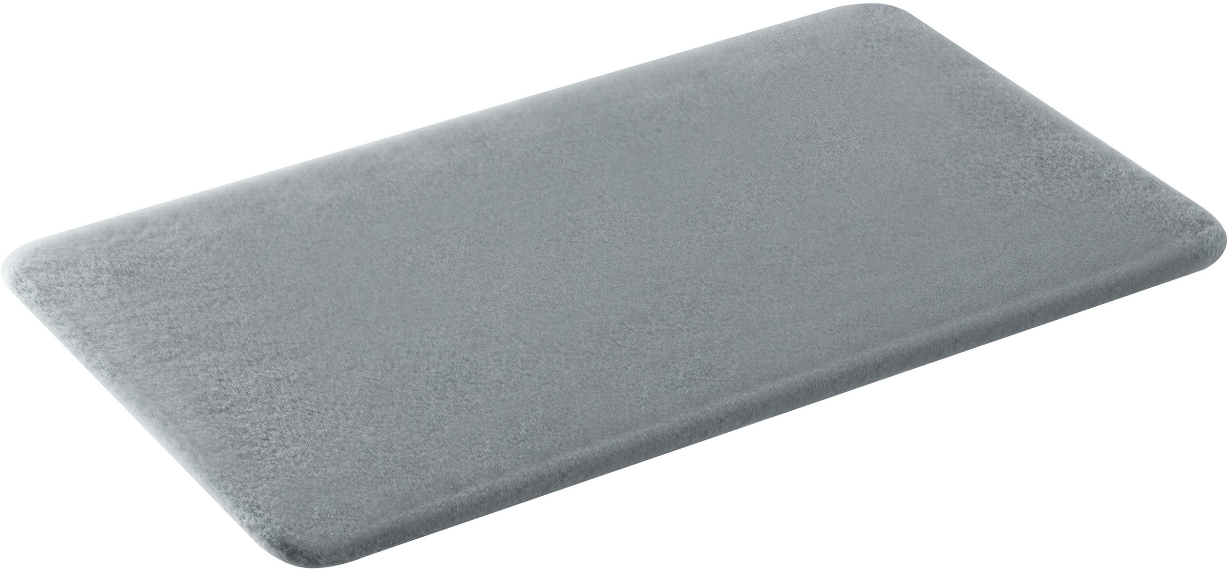 my home Badematte »Valeria, Kaninchenfell-Haptik«, rutschhemmend beschichte günstig online kaufen