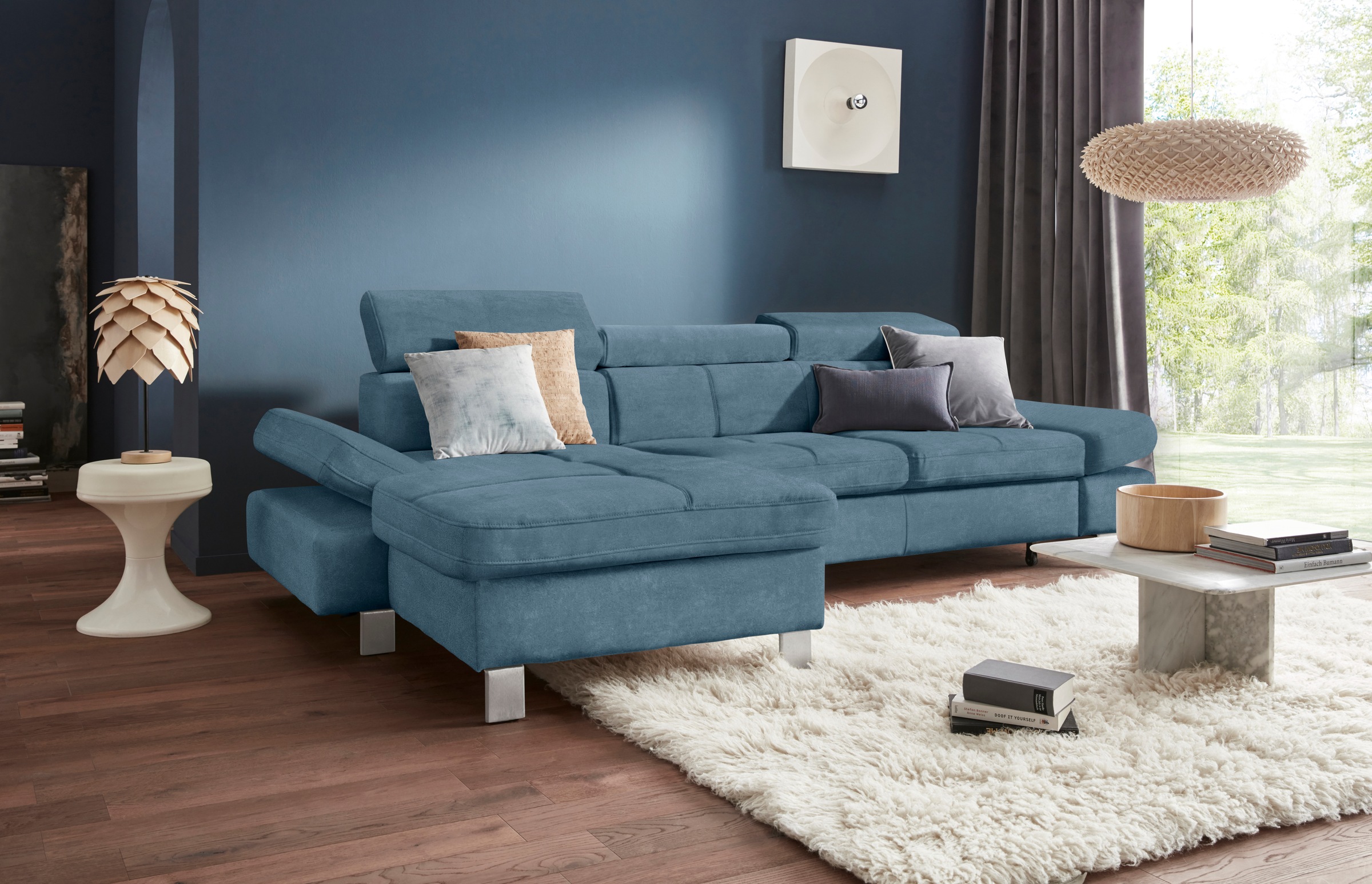 exxpo - sofa fashion Ecksofa »Fiji, hochwertige Detailverarbeitung im Sitz günstig online kaufen
