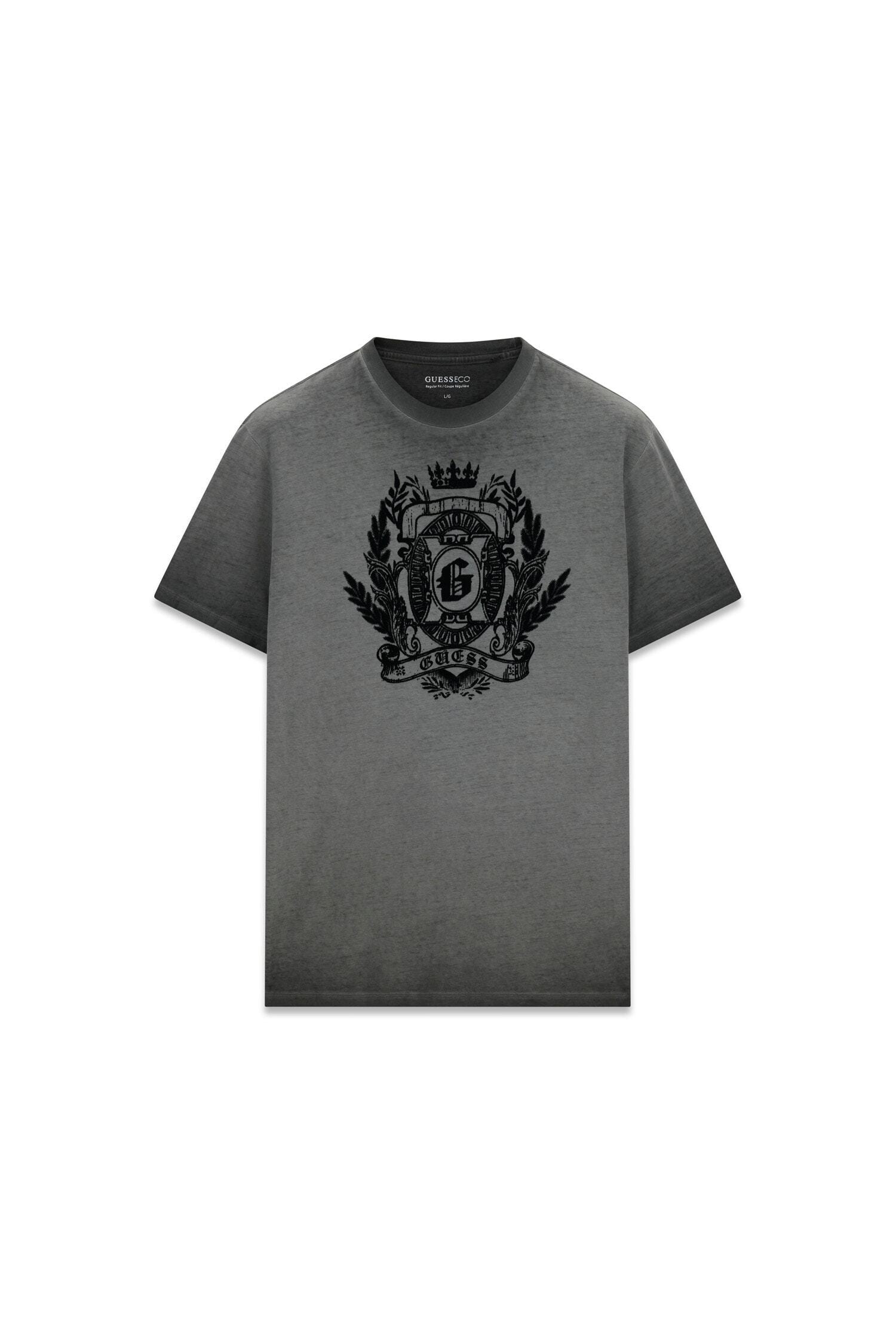 Guess T-Shirt Rundhalsausschnitt, reine Raumwolle,  Regular Fit