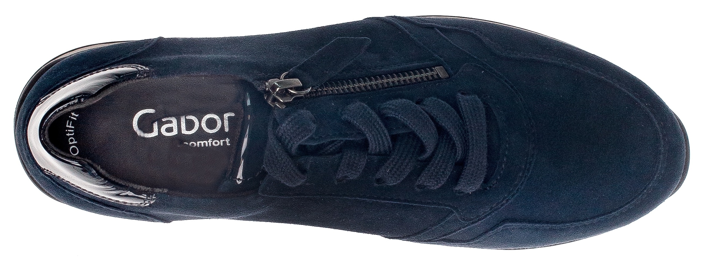Gabor Keilsneaker »Turin«, Freizeitschuh, Halbschuh, Schnürer, gepolsterter Schaftrand, H-Weite