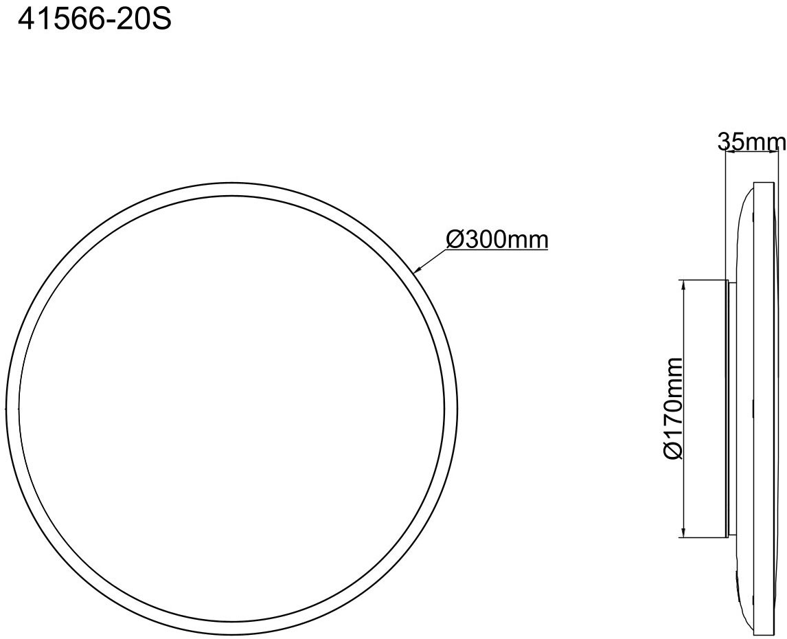 GLOBO LIGHTING Deckenleuchte »NIELSEN« LED-Modul 1 Stk. Warmweiß Deckenlampe Wohnzimmer-Leuchte Schlafzimmer-Leuchte Flur Küche