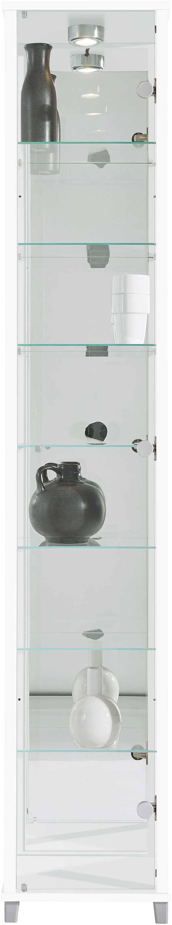 fif möbel Vitrine »OPTIMA«, Standvitrine/Glasvitrine 1x Glastür,perfekt für Sammler,Sammlervitrine