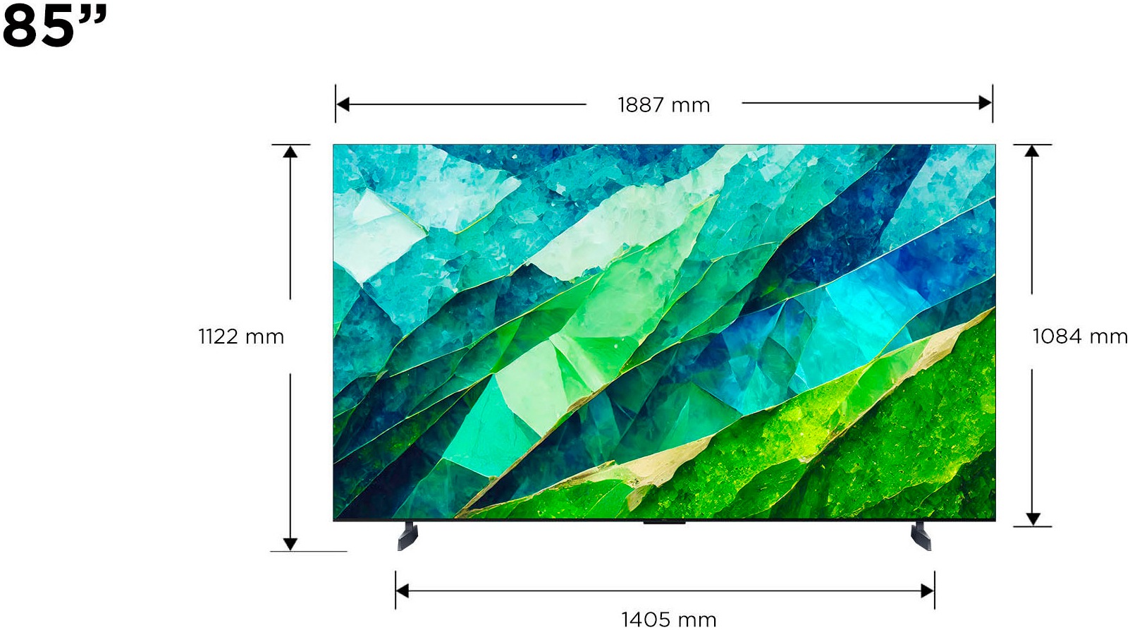 TCL Mini-LED-Fernseher »85Q10BX1«, 4K Ultra HD, Google TV-Smart-TV