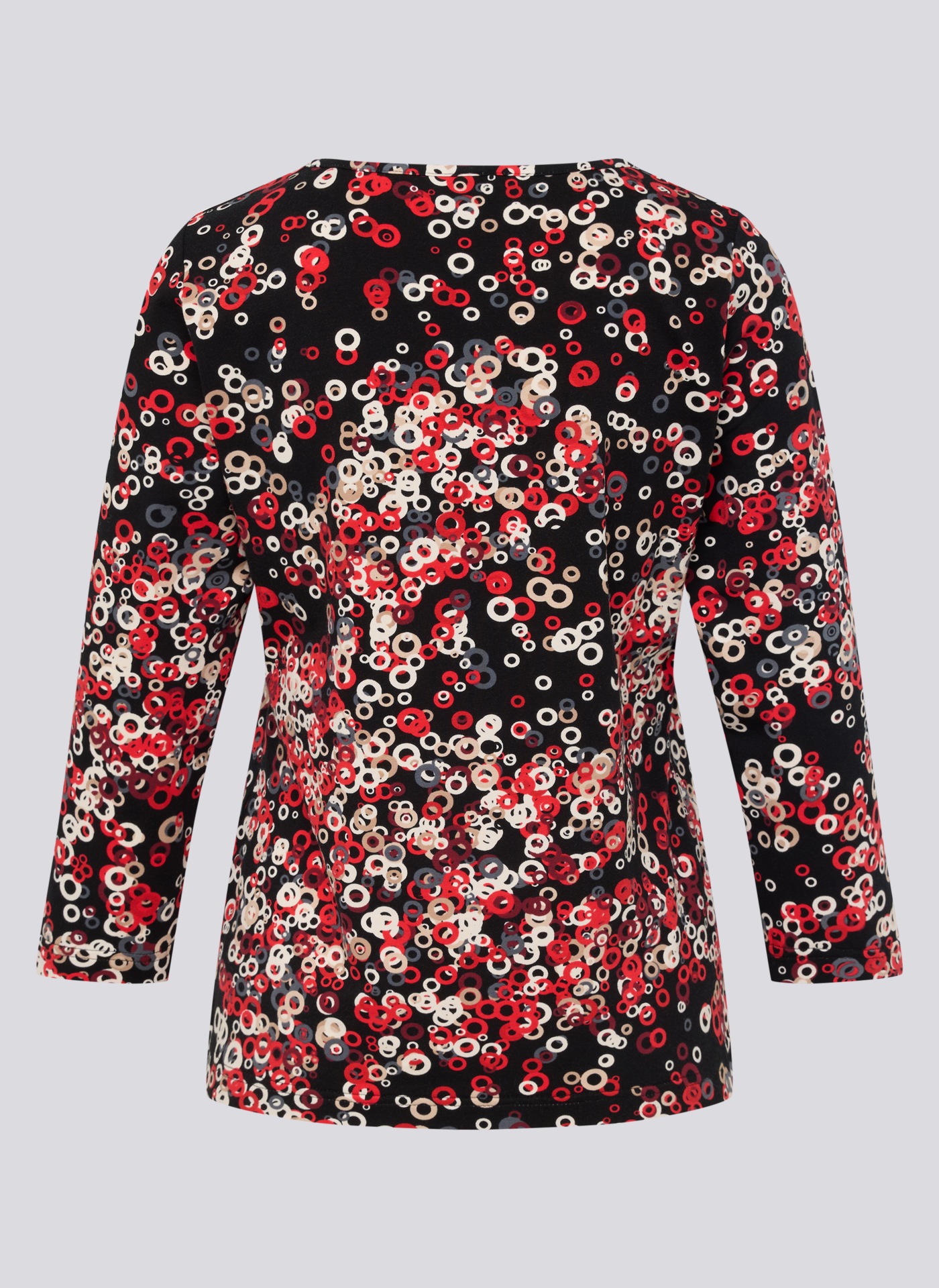 Rabe 3/4-Arm-Shirt mit Rundhals, gemustert