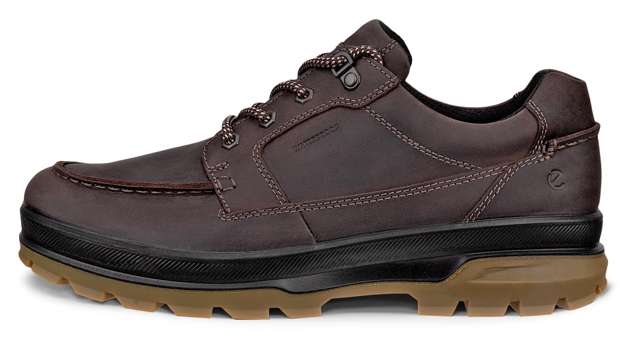 Ecco Schnürschuh »Rugged Track Wp Moc Toe«, Sneaker, Outdoorschuh mit waterproof-Ausstattung