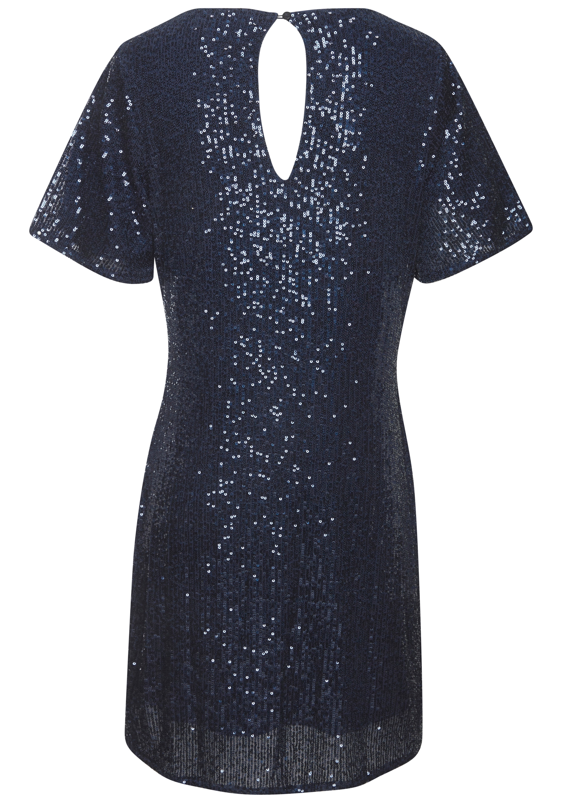 LASCANA Paillettenkleid , festlich, Glitzerkleid mit kurzen Ärmeln