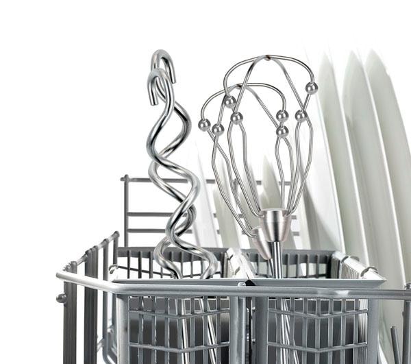 BOSCH Handmixer »Styline MFQ4835DE, 2x Rührbesen, Knethaken Edelst., 5 Stufen, weiß«, 575 W, Turbotaste, ergon. Soft-Touch-Griff, Made in Europe