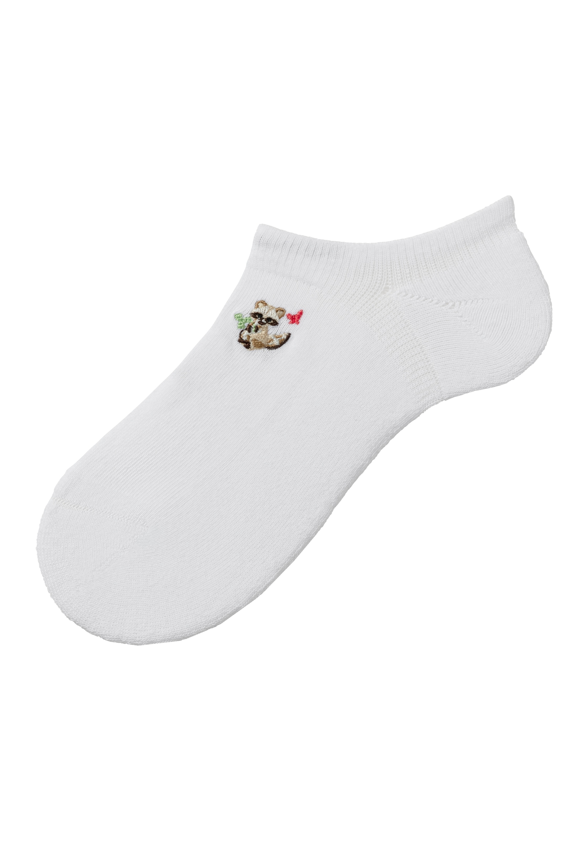 H.I.S Sneakersocken Packung, 5 Paar tlg. mit kleiner Stickerei