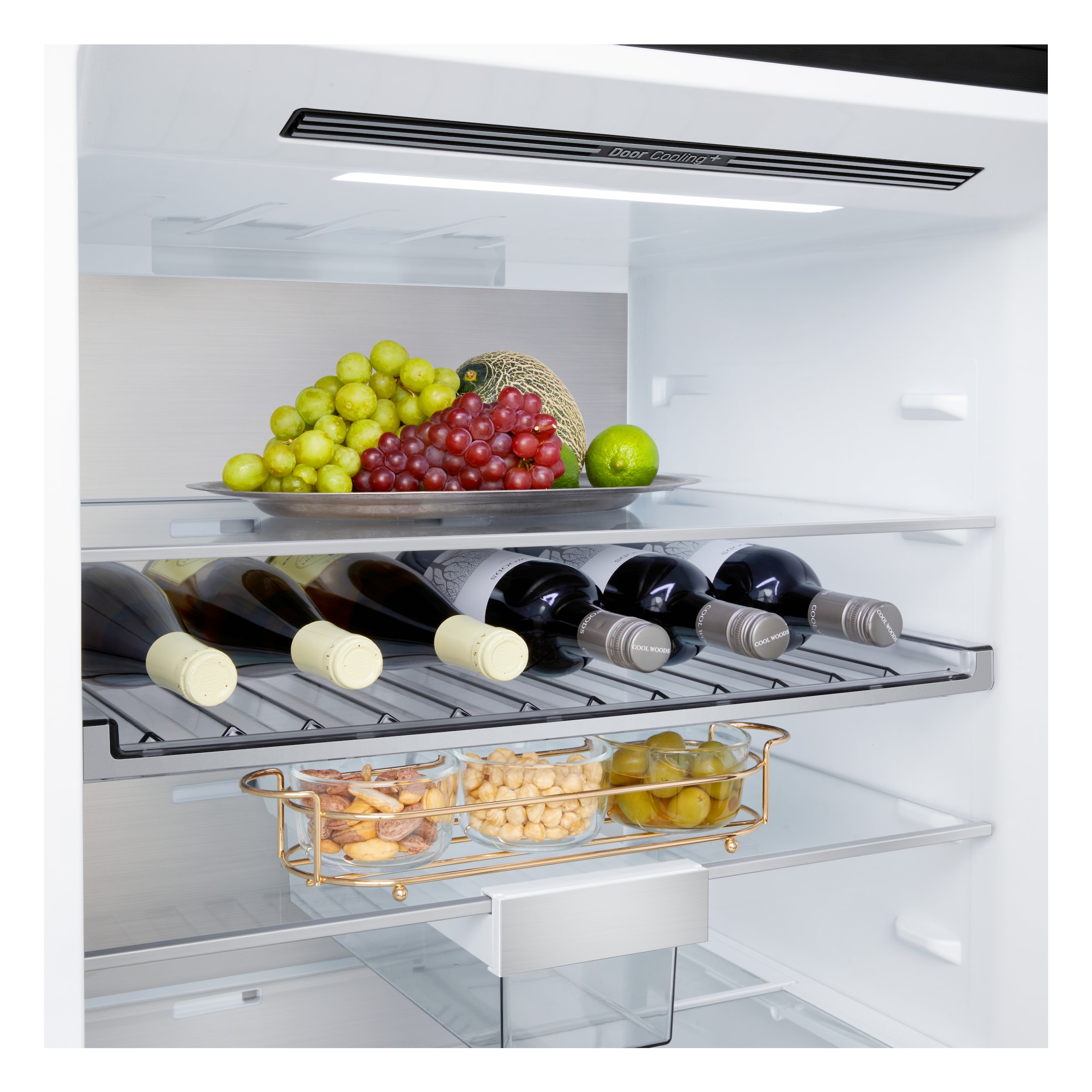LG Kühl-/Gefrierkombination Serie 7 »GBBW726AEV« 203 cm hoch 69,7 cm breit Vollintegrierbarer Kühlschrank dank frontaler Luftzufuhr und Abluft