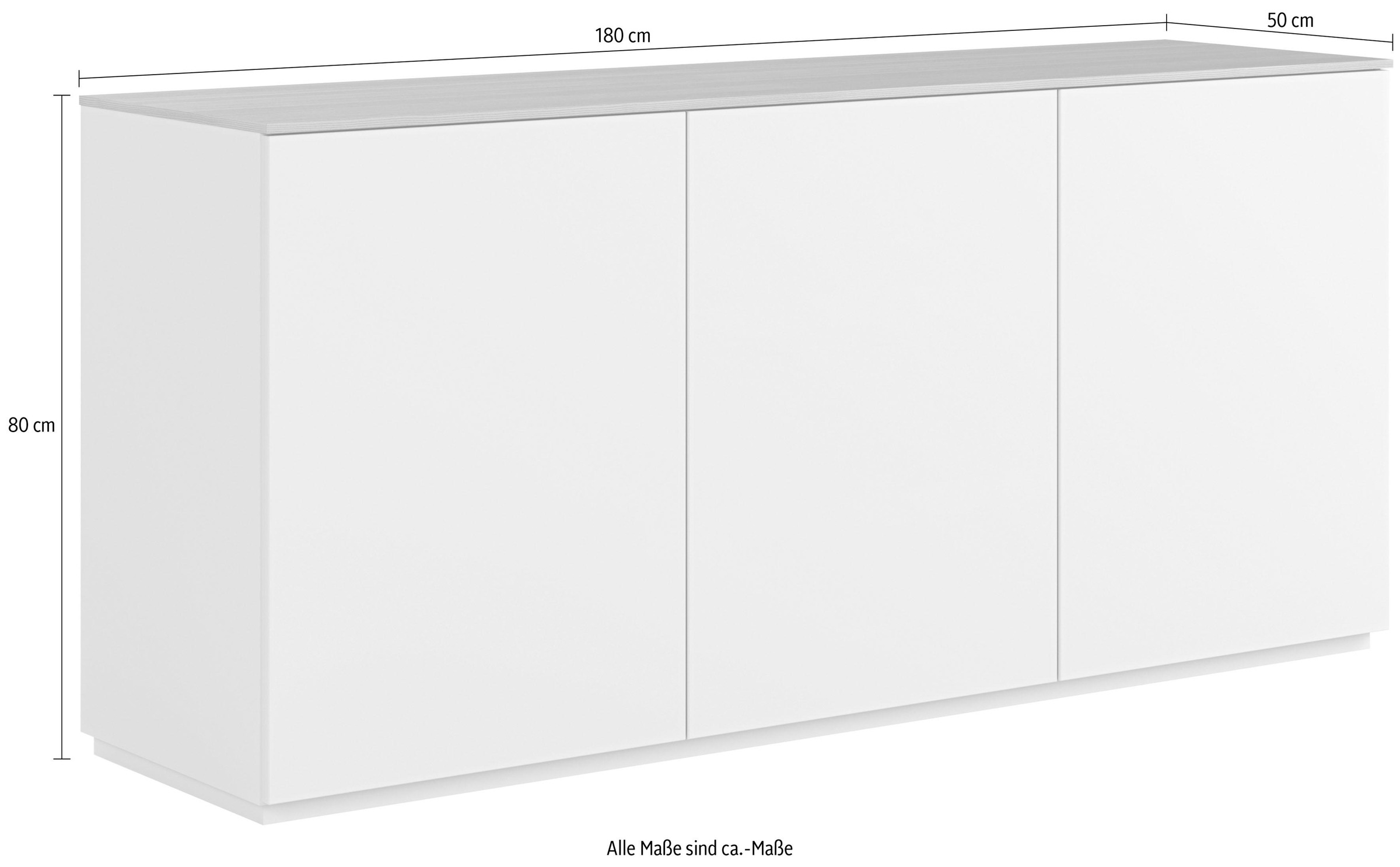 TemaHome Sideboard »Join«, Kommode, Push-to-Open-Funktion, Breite 180 cm