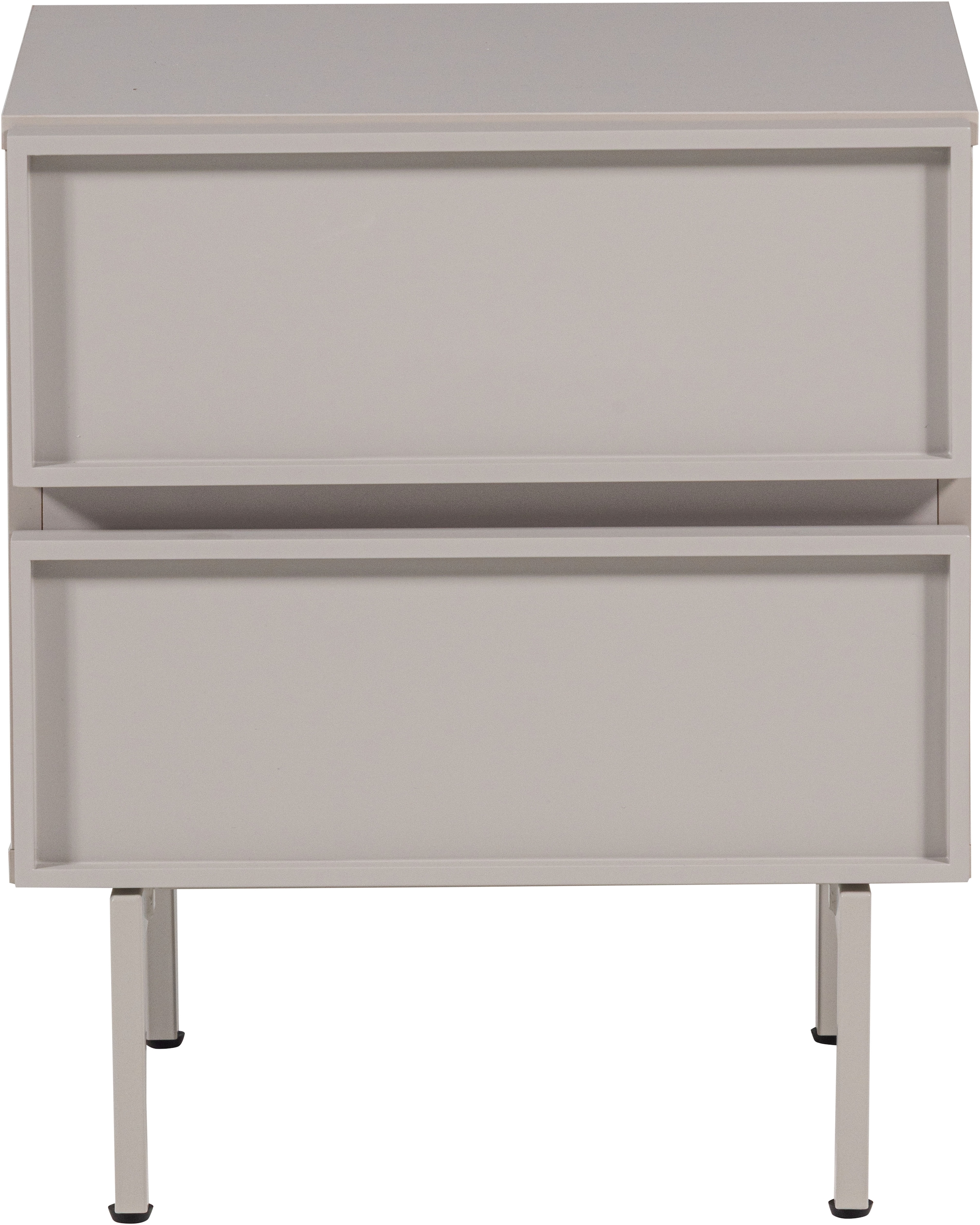 WOOOD Nachtkommode »Tours mit kompakter Ausführung und Melamin-MDF B 45 x T 42 x H 51 cm« Schmutzabweisende Oberfläche, Tragkraft Deckplatte 50 kg
