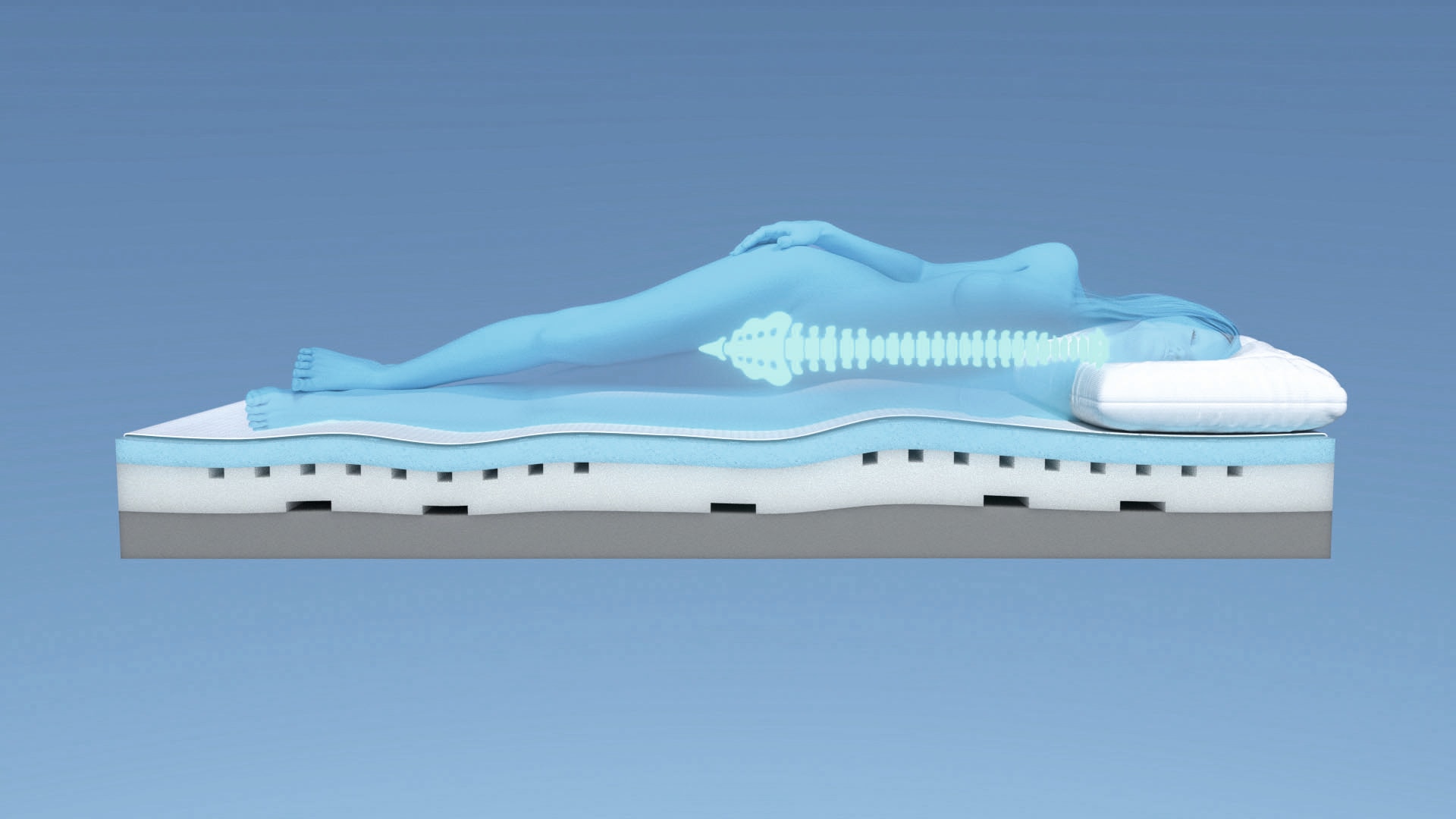 Genius Komfortschaummatratze »Eazzzy Matratze«, 20 cm hoch, Raumgewicht: 40 kg/m³, (1 St.), TÜV-geprüfte Matratze von Genius im flexiblen Härtegrad bis 120kg.
