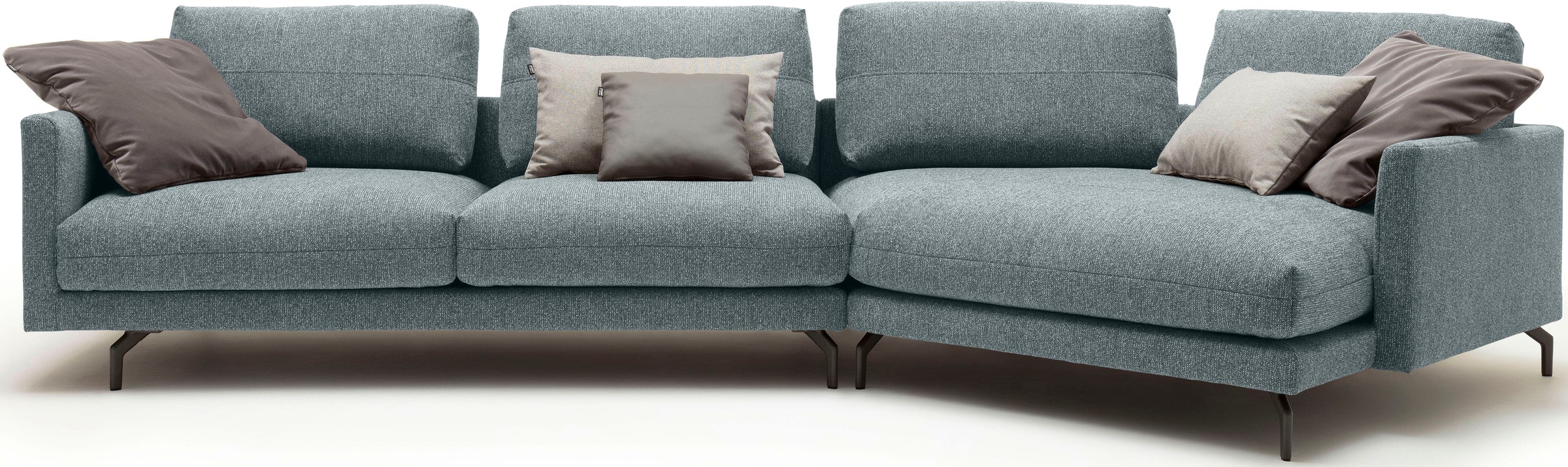 Creation BY ROLF BENZ Wohnlandschaft »CR.414 mit Kuschelecke für Wohlfühlkomfort« Wahlweise aus Leder oder Chenille
