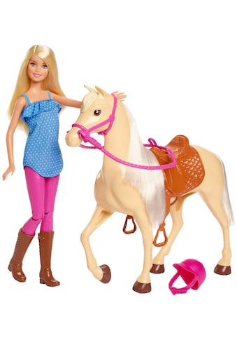 Anziehpuppe »Pferd mit Puppe«