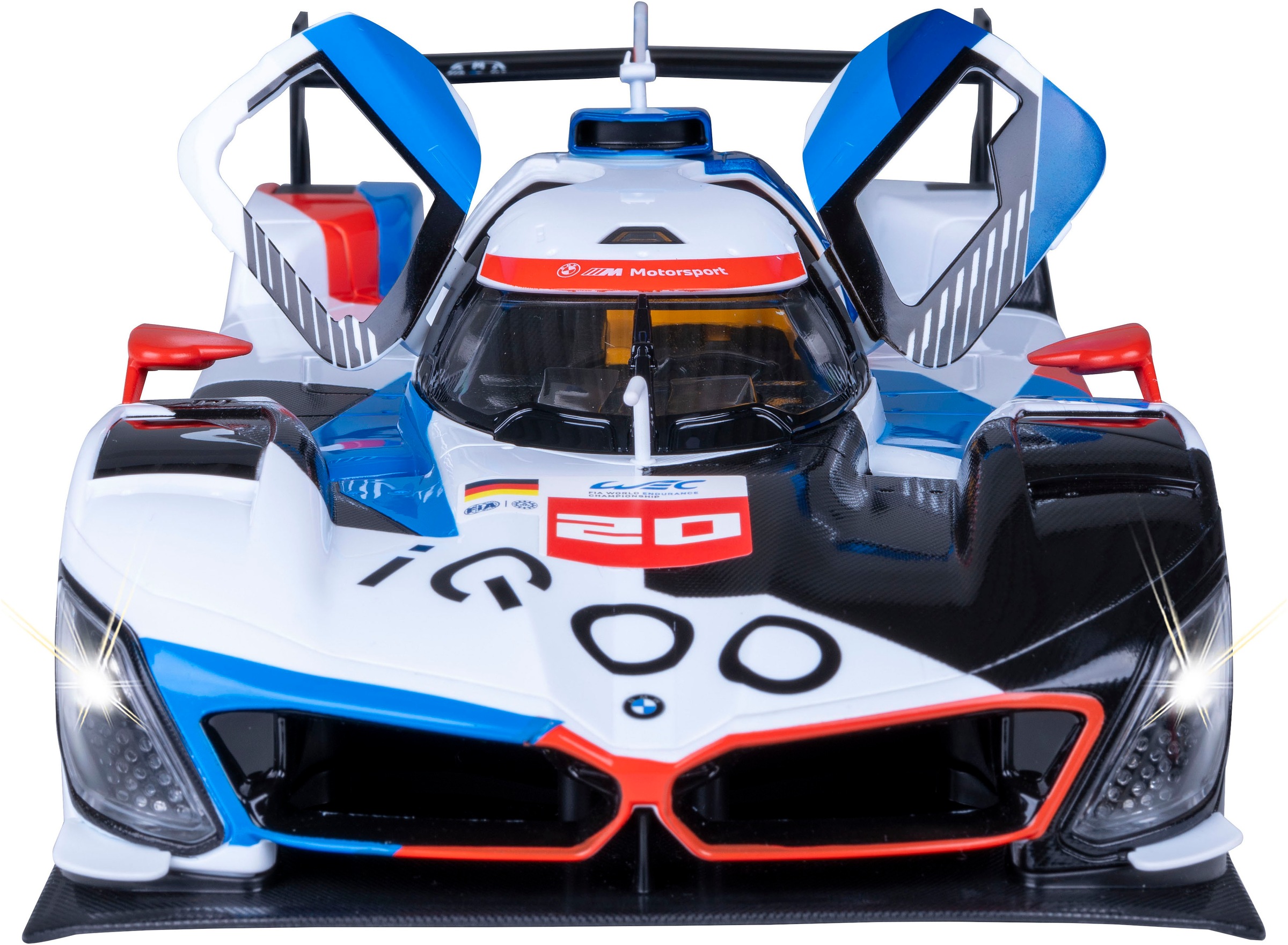 Jamara RC-Auto »BMW M Hybrid V8 LMDH 1:14 weiß 2,4GHz«, mit LED Licht