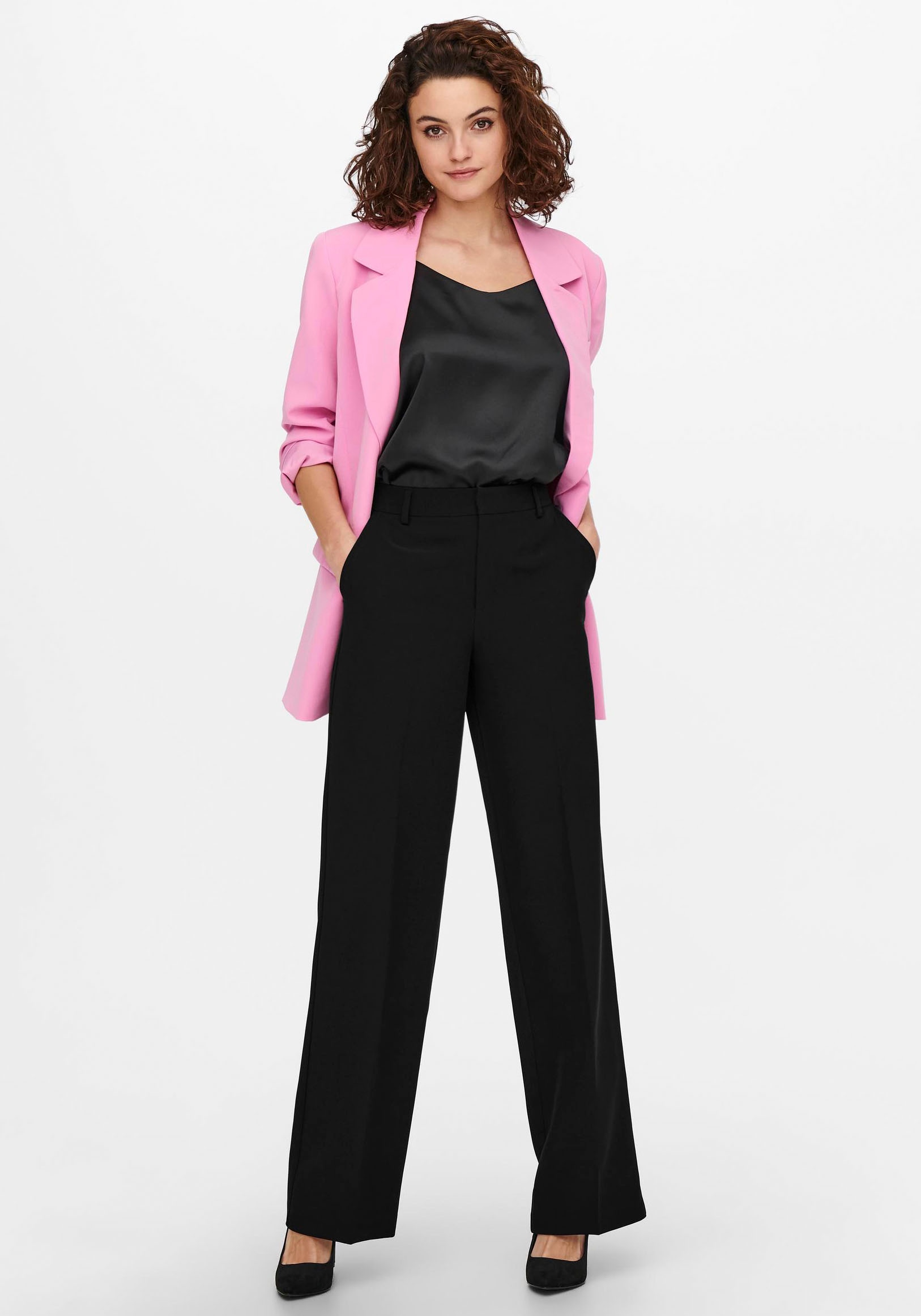 ONLY Anzughose »ONLBERRY HW WIDE PANT«, mit Stretch