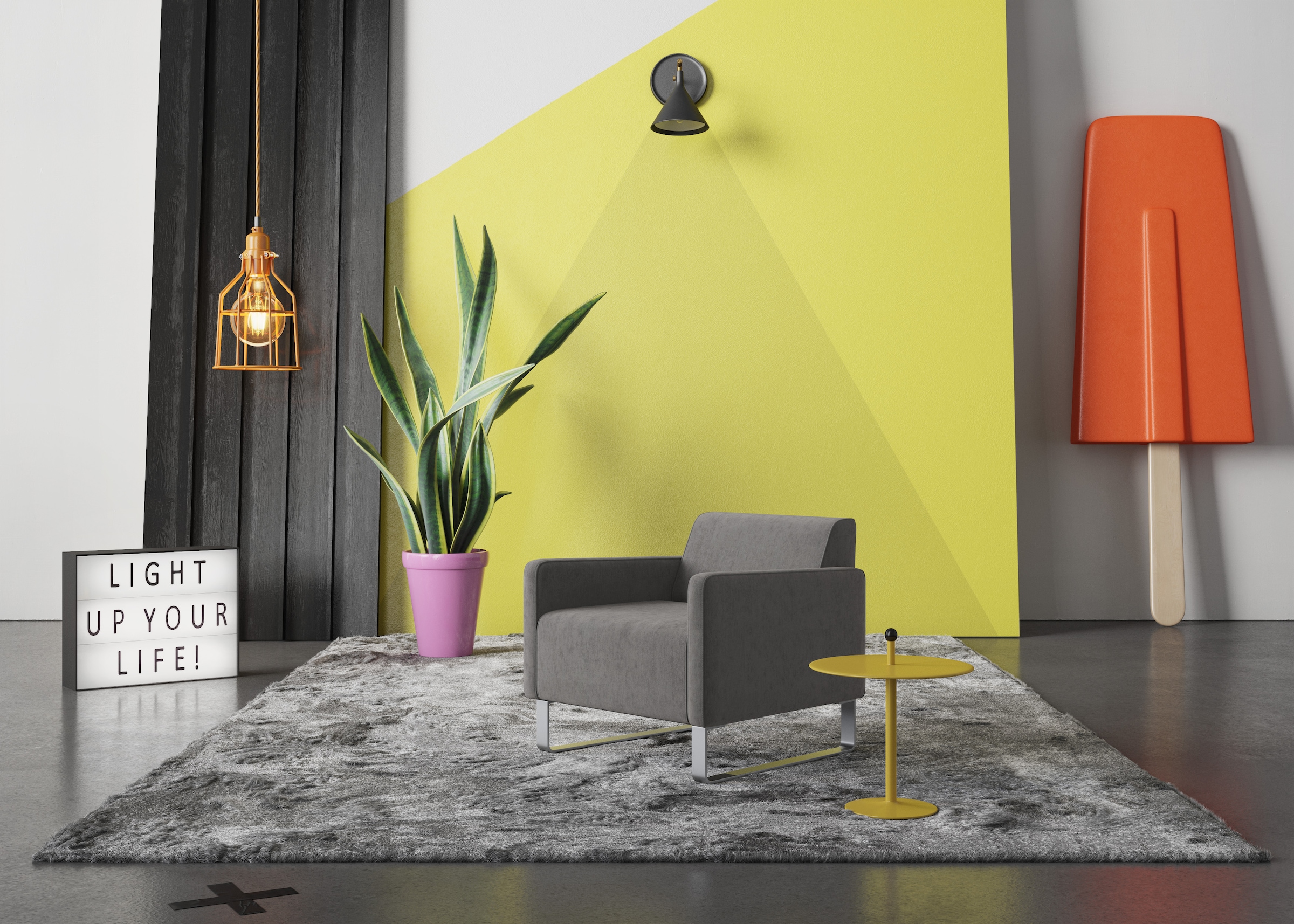 machalke® Sessel »single«, mit Metallkufen