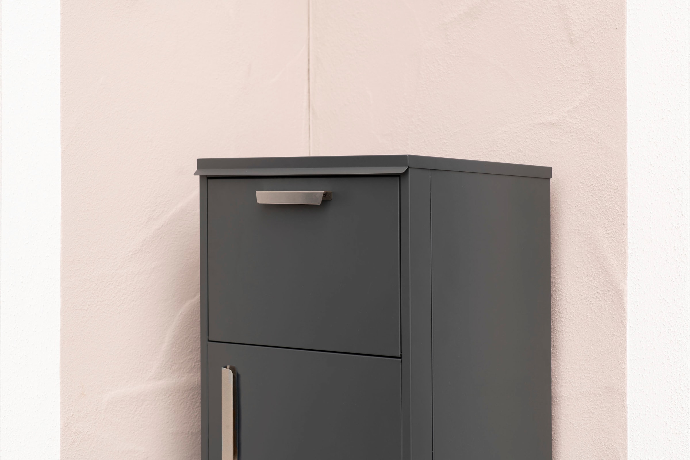WESTMANN Briefkasten »Stahl-Paketbox Pepe«, Anthrazit, 50x39x114 cm