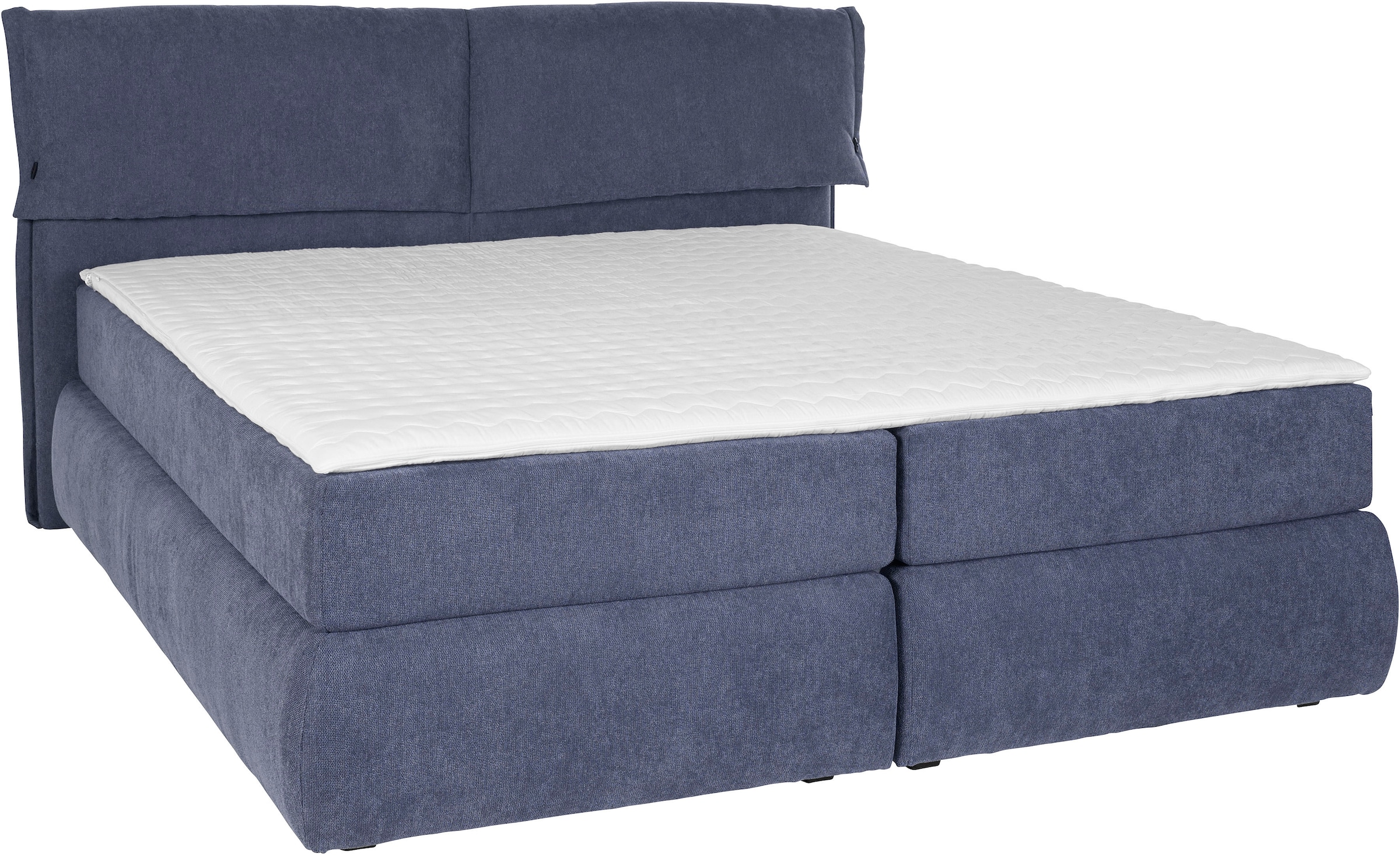 andas Boxspringbett »Jenson«, in 4 Farben, 4 Breiten, 3 Matratzenarten in 2 Härtegraden, Topper