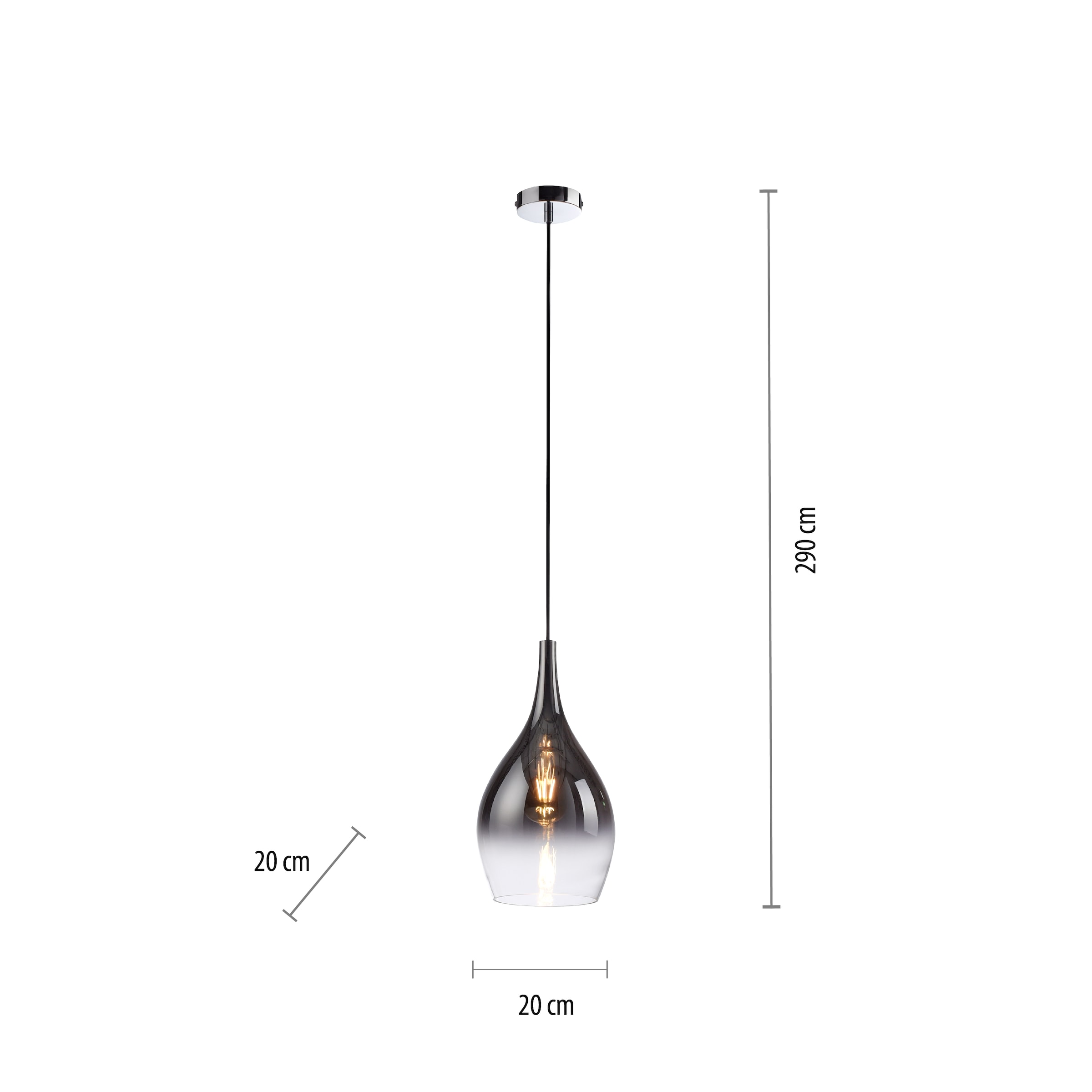 Paul Neuhaus Pendelleuchte »PILUA« E27 1 Stk. ExklusiveE27