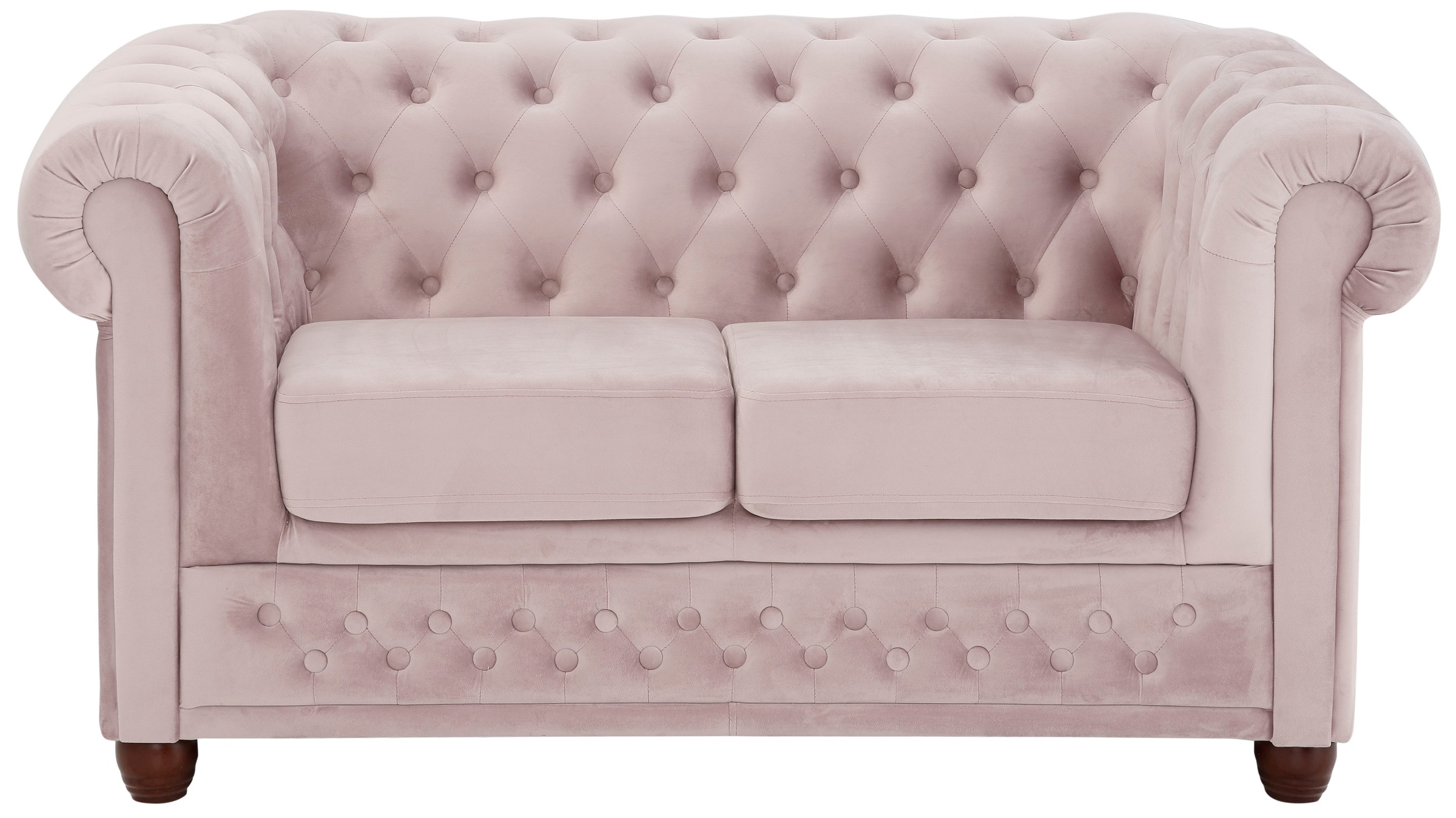 Home affaire Chesterfield-Sofa »New Castle«, mit hochwertiger Knopfheftung in Chesterfield-Design, B/T/H: 148/86/72