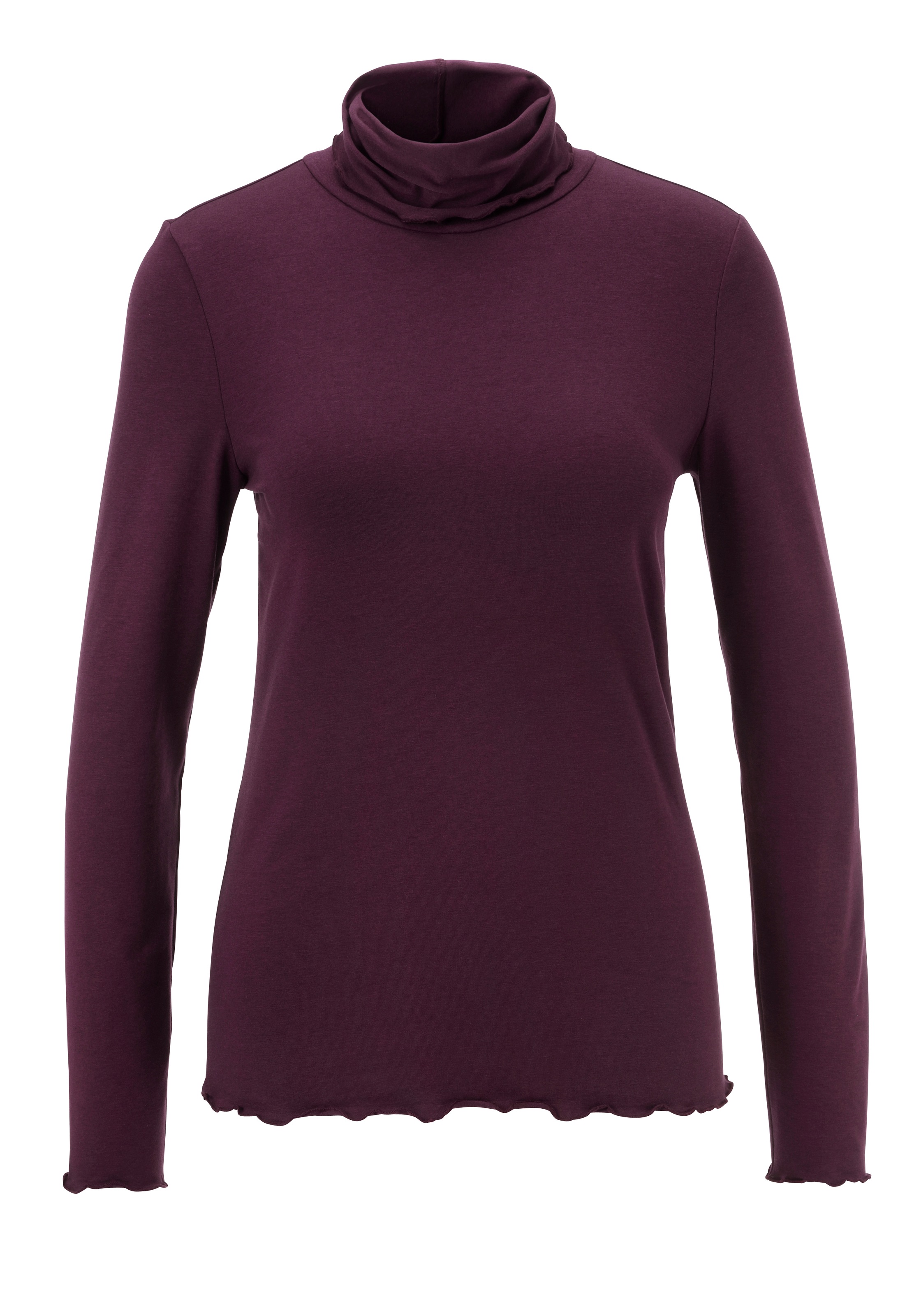 Aniston CASUAL Rollkragenshirt, mit gewellten Abschlüssen - NEUE KOLLEKTION